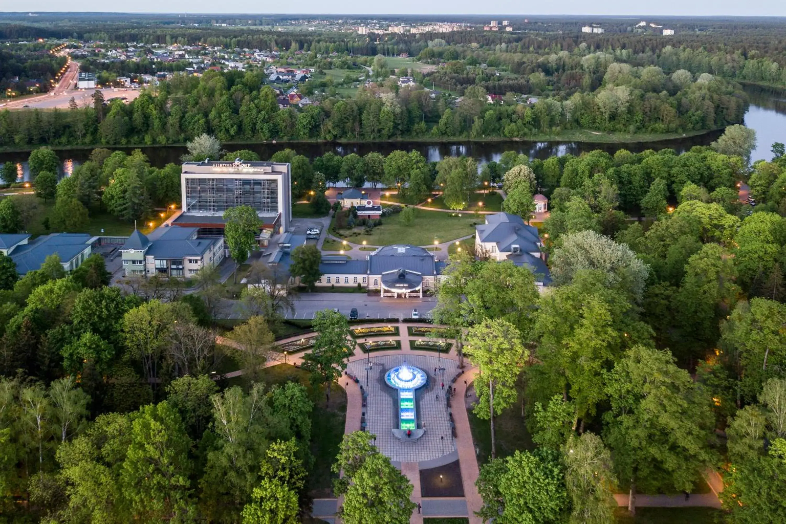 Facade/entrance, Bird's-eye View in Europa Royale Druskininkai