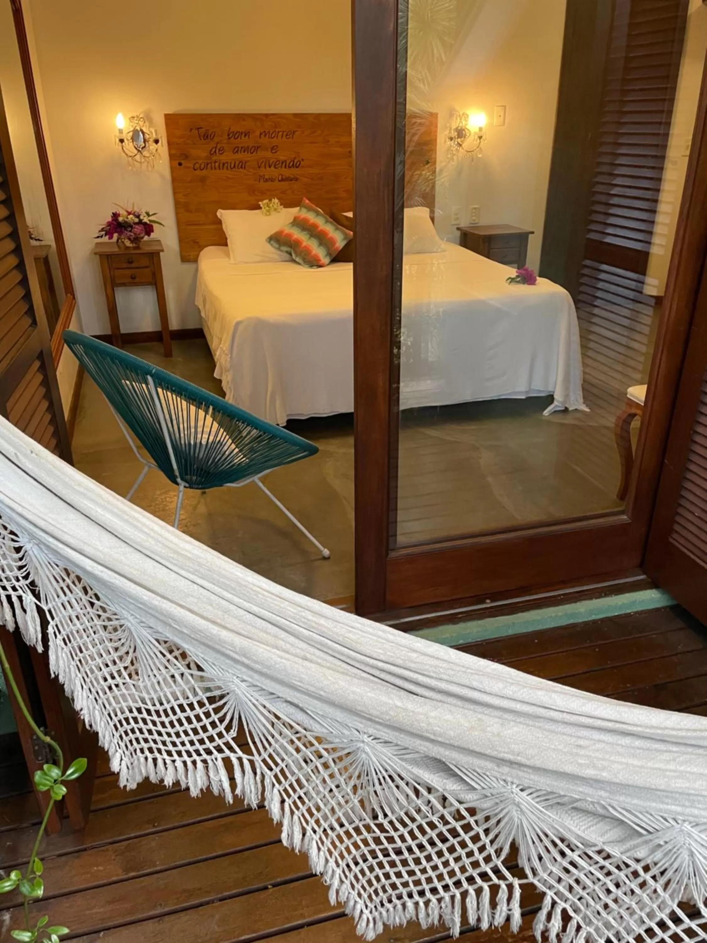 Bedroom, Bed in Pousada Santarina