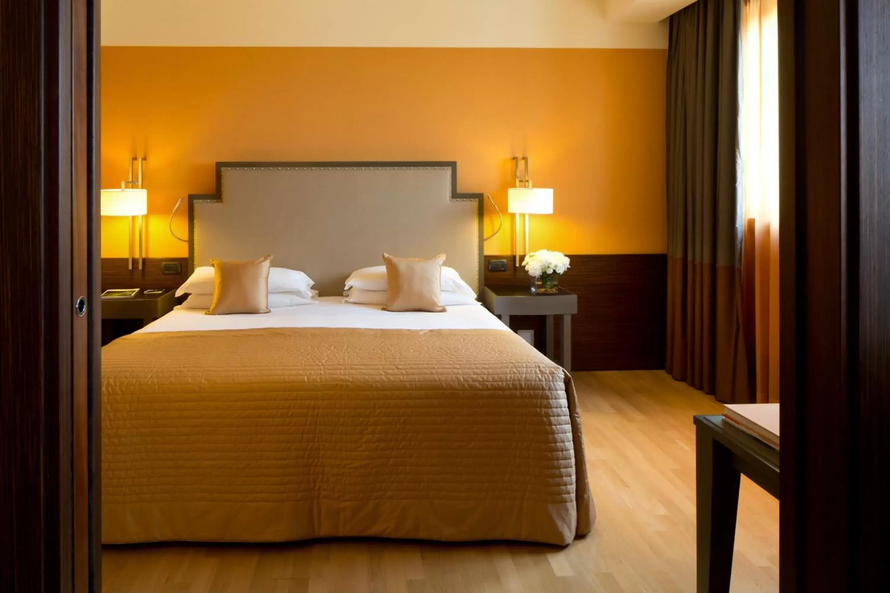 Bedroom, Bed in Starhotels Grand Milan