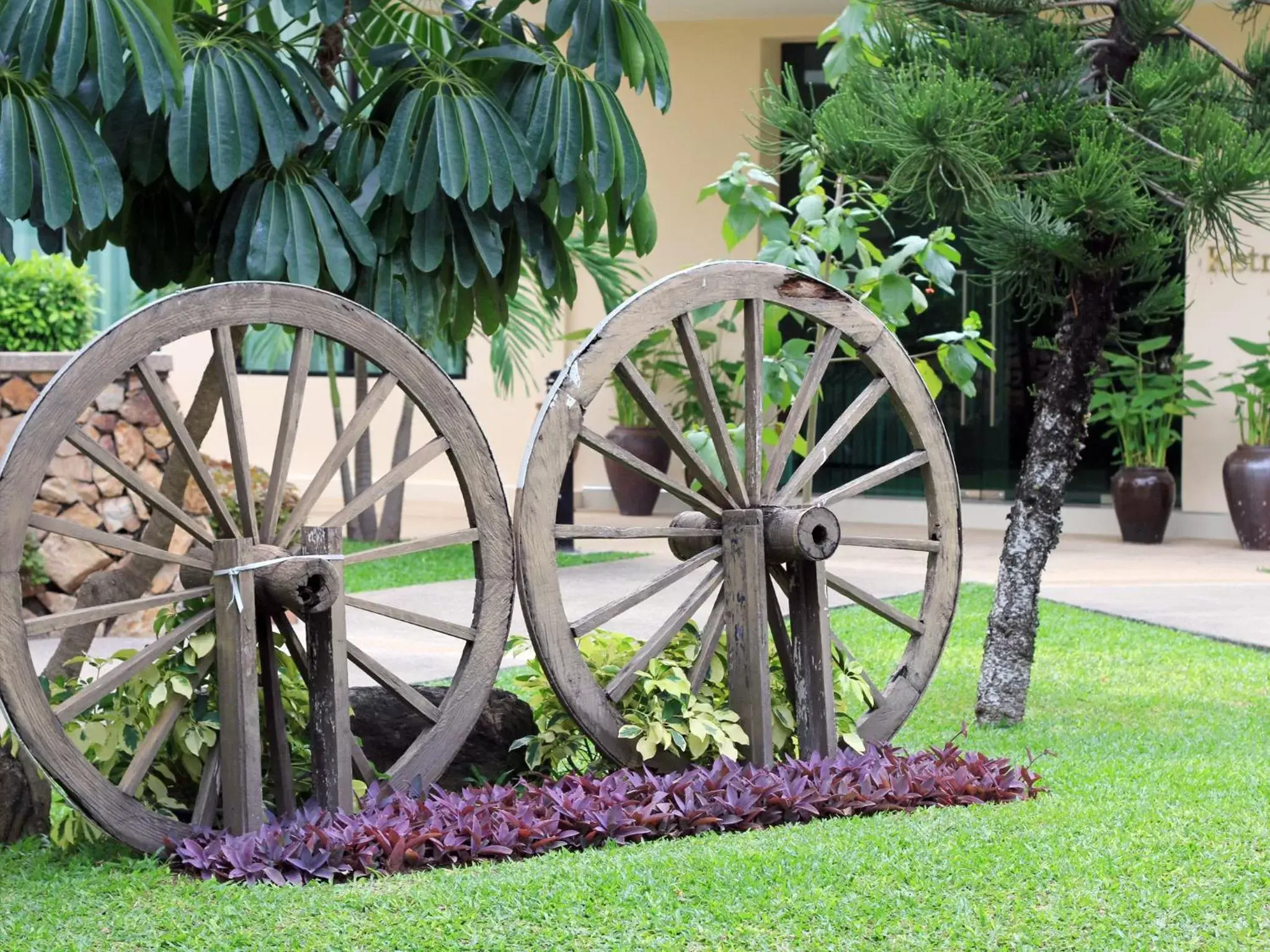 Decorative detail, Garden in Hotel Tropicana Pattaya - SHA Extra Plus