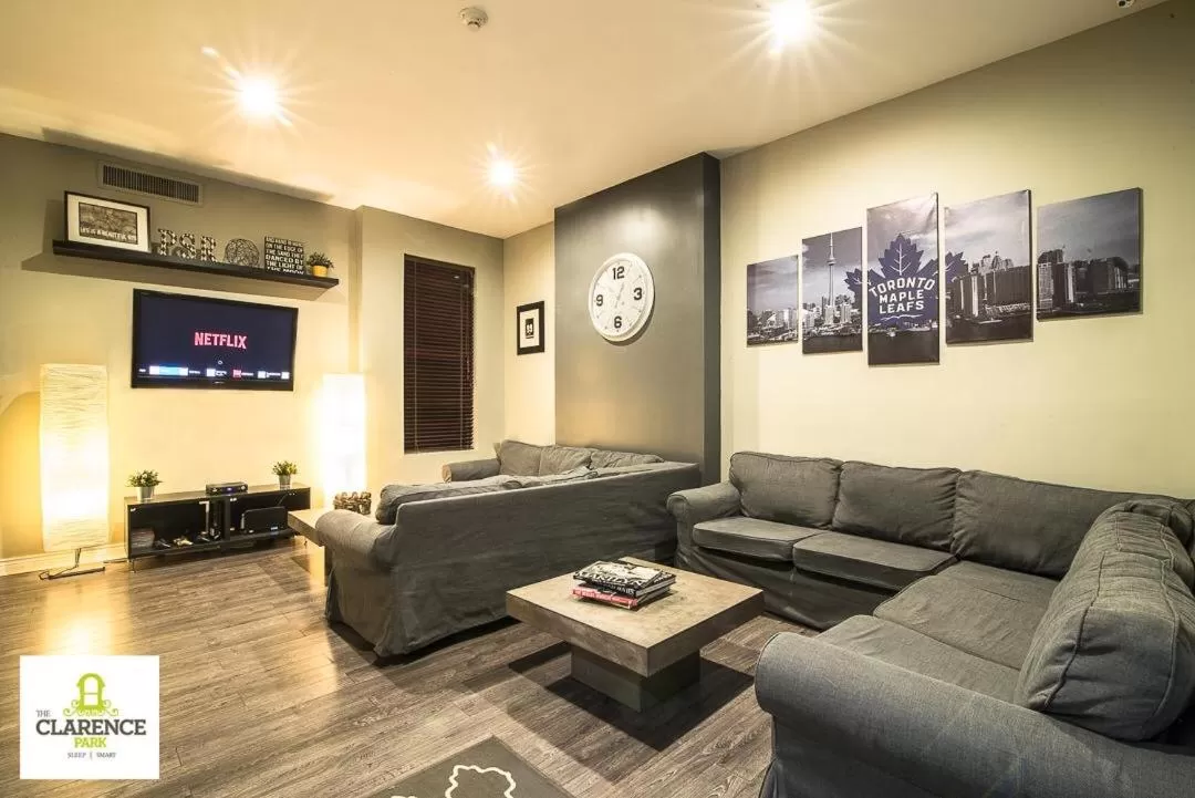 Communal lounge/ TV room in The Clarence Park