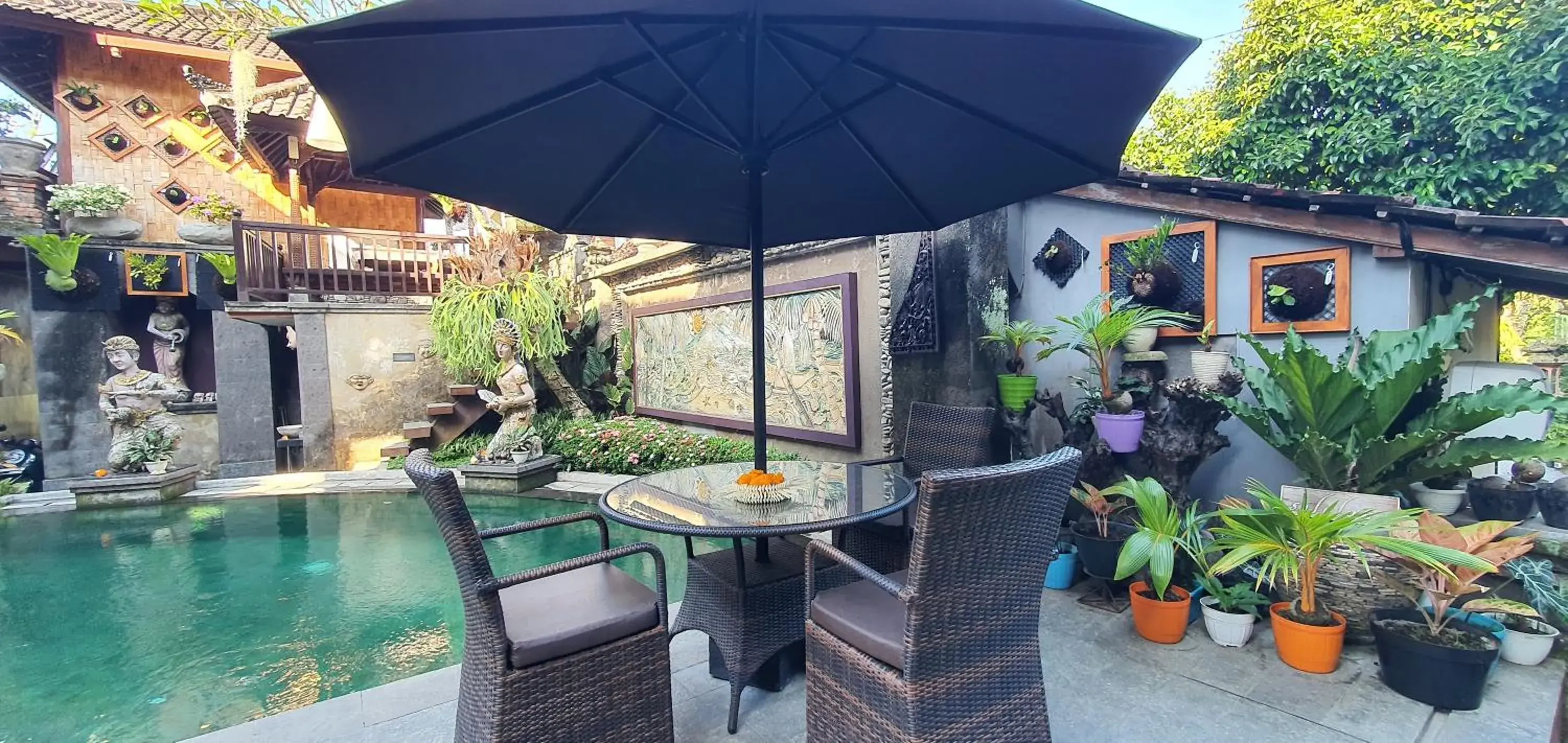 Garden view in Kun - Kun Guest House Ubud Garden view in Kun - Kun Guest House Ubud