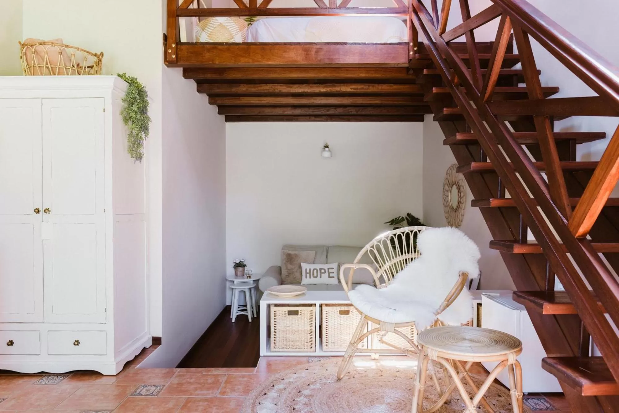 Living room in Hotel Rural Ohana