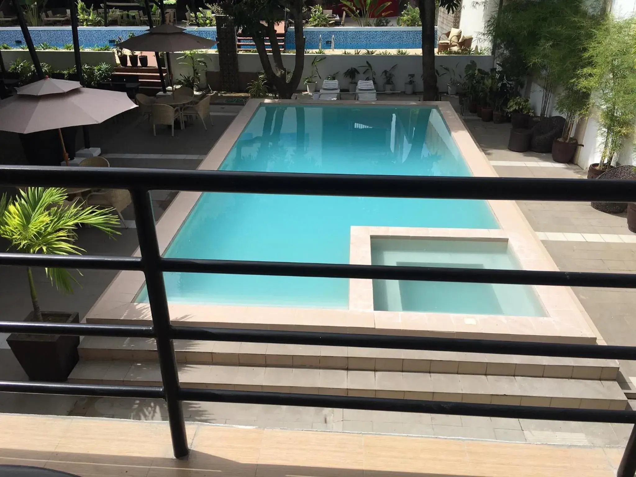 Pool View in Hotel Carmelita