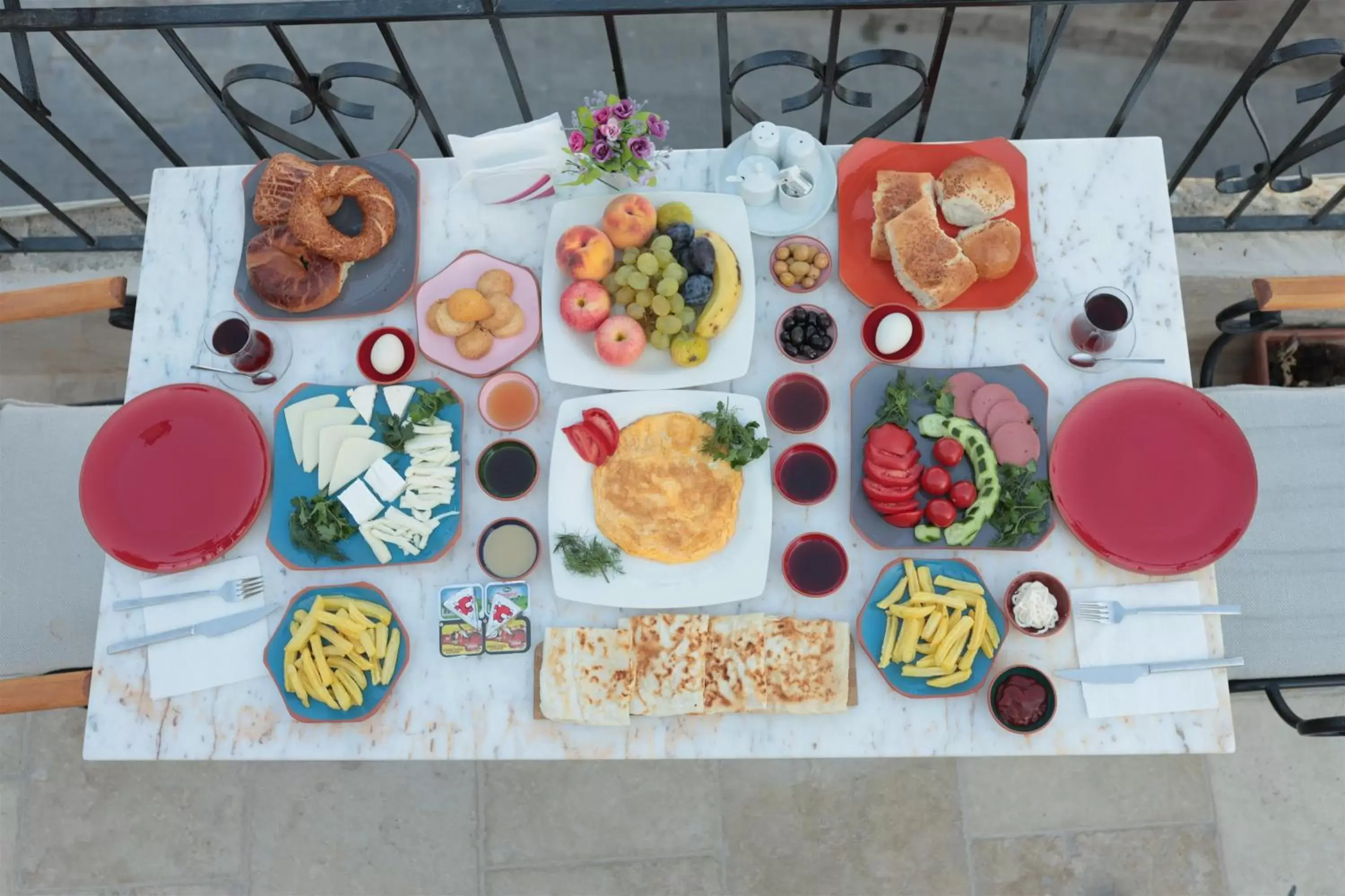 Breakfast in Guven Cave Hotel