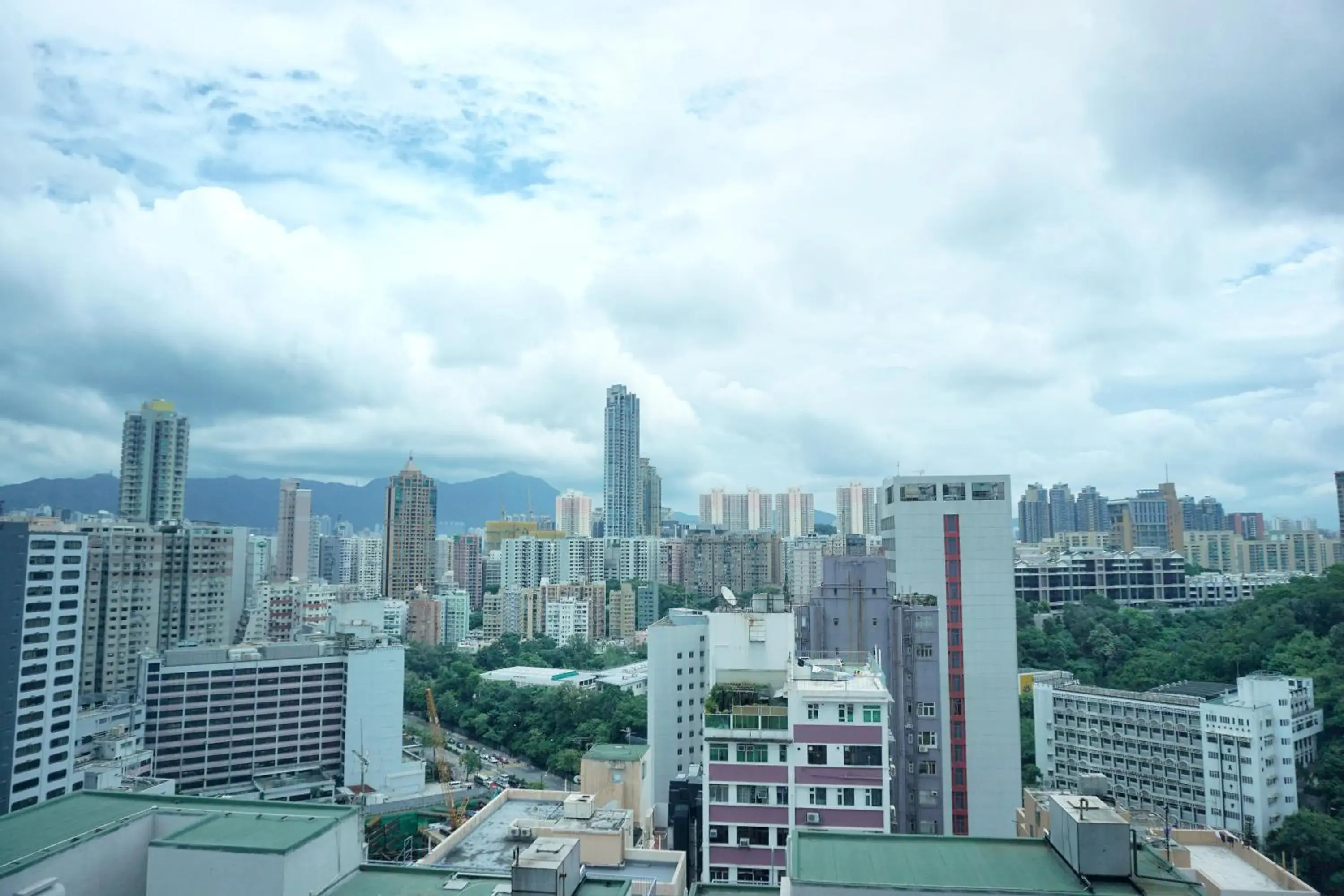 City view in Hotel Ease Mong Kok