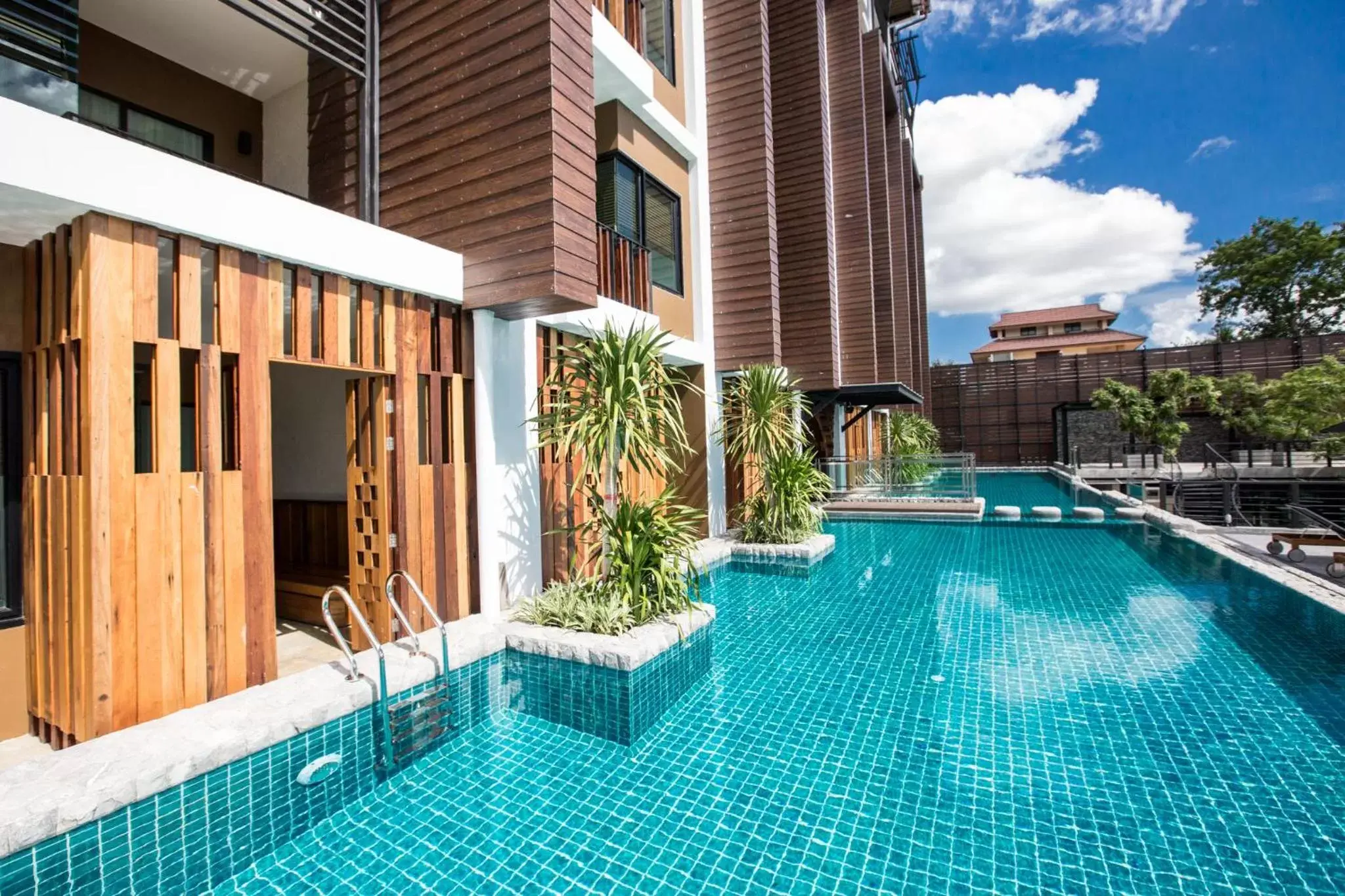 Property building, Swimming Pool in Natee The Riverfront Hotel Kanchanaburi