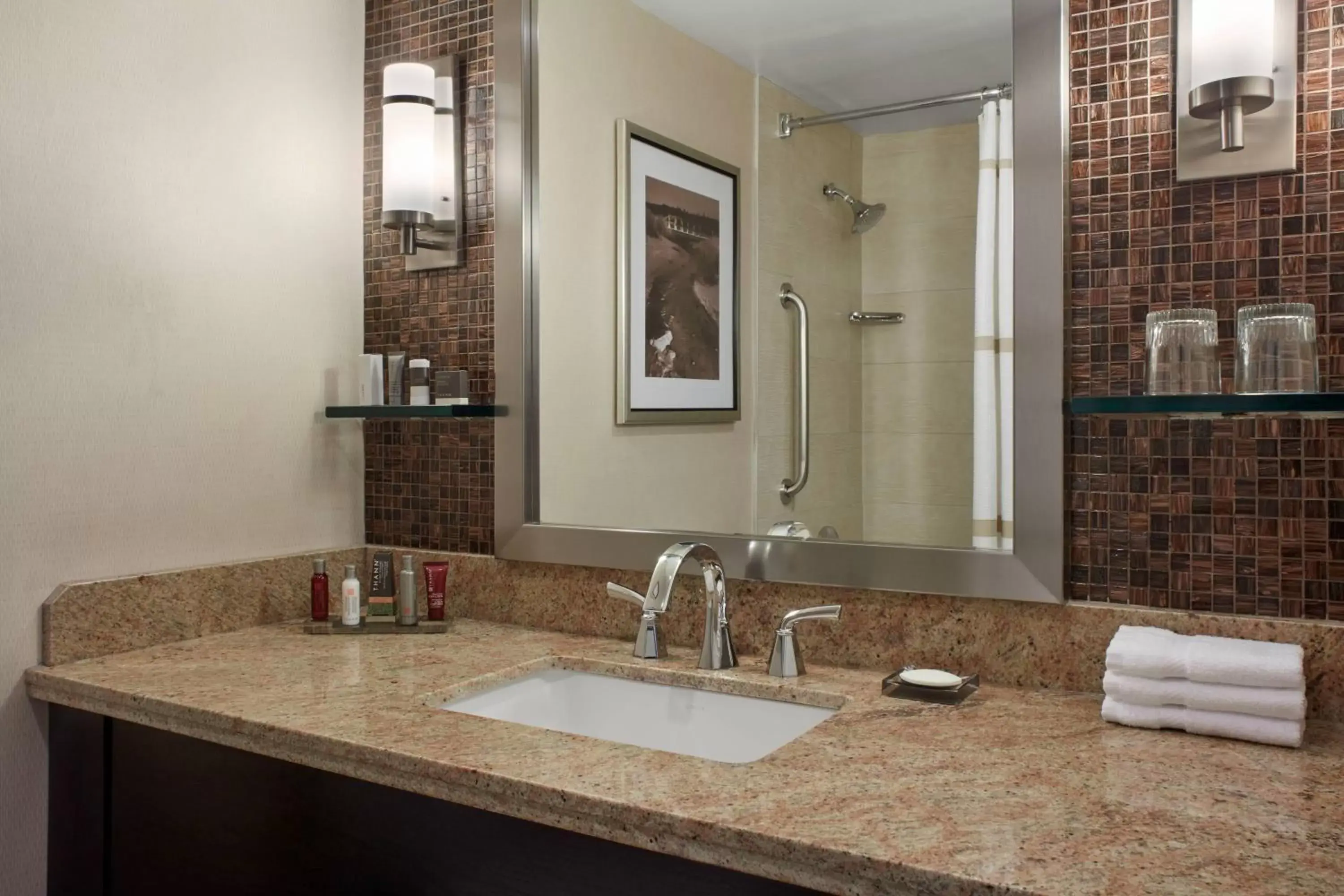 Bathroom in Halifax Marriott Harbourfront Hotel