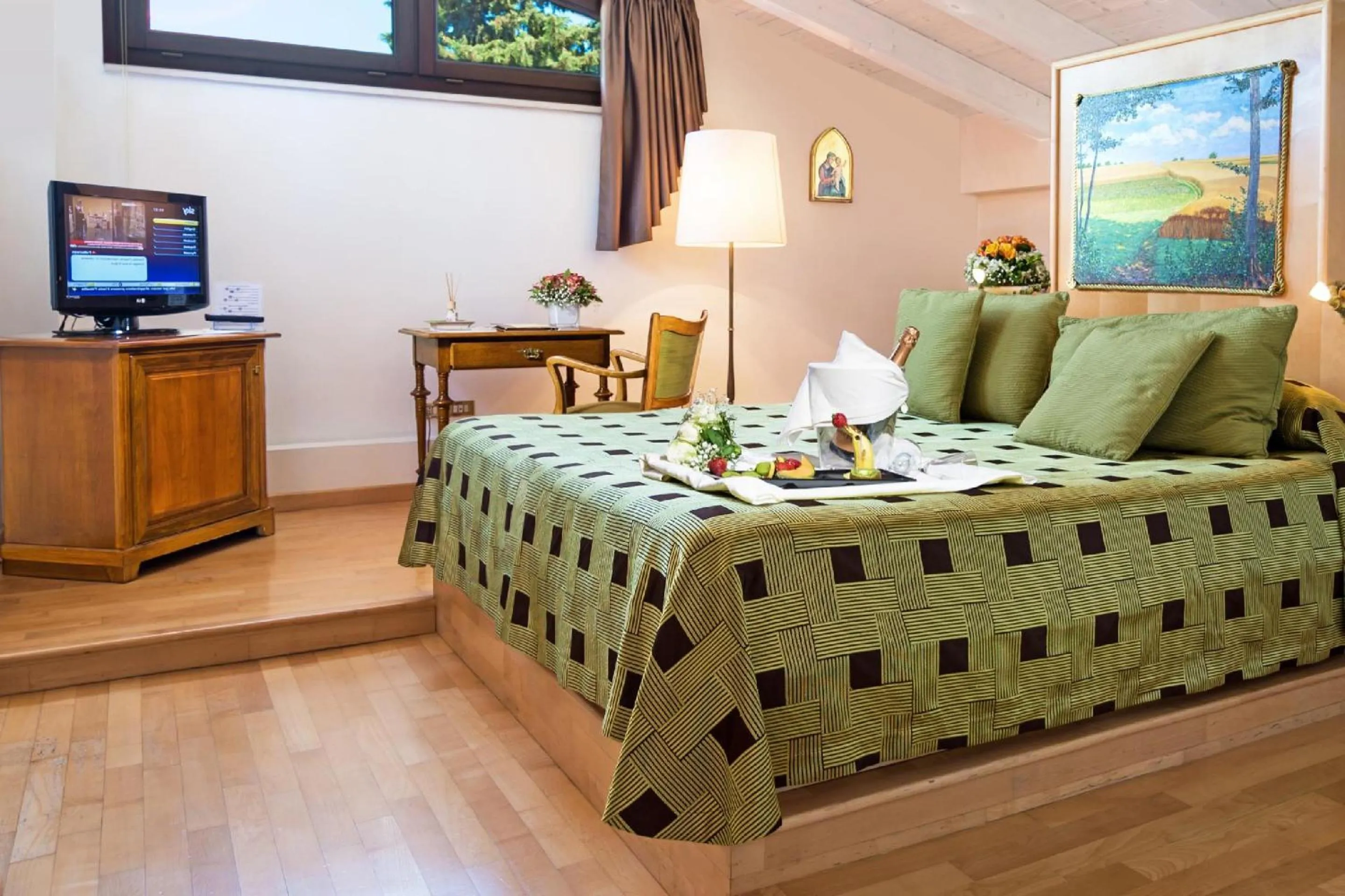 Bedroom, Bed in Hotel Terranobile Metaresort