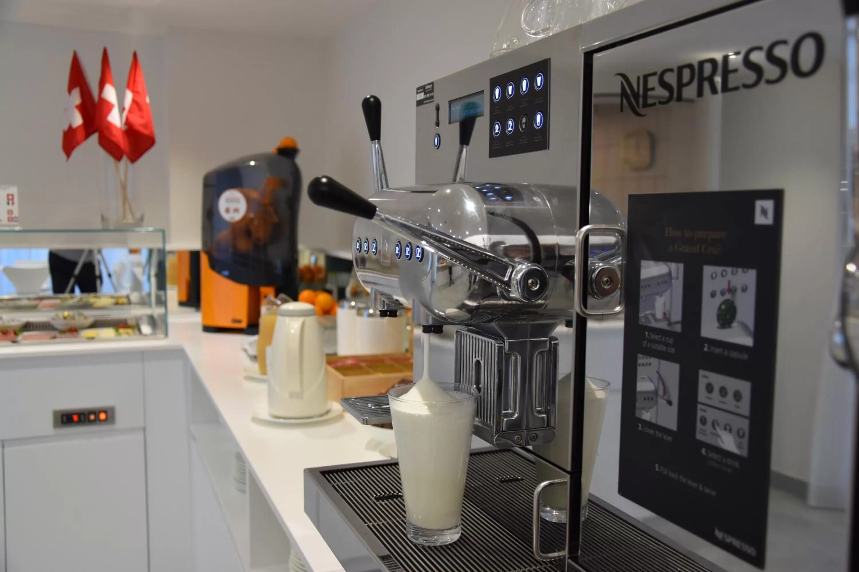 Non alcoholic drinks in Hotel City Locarno