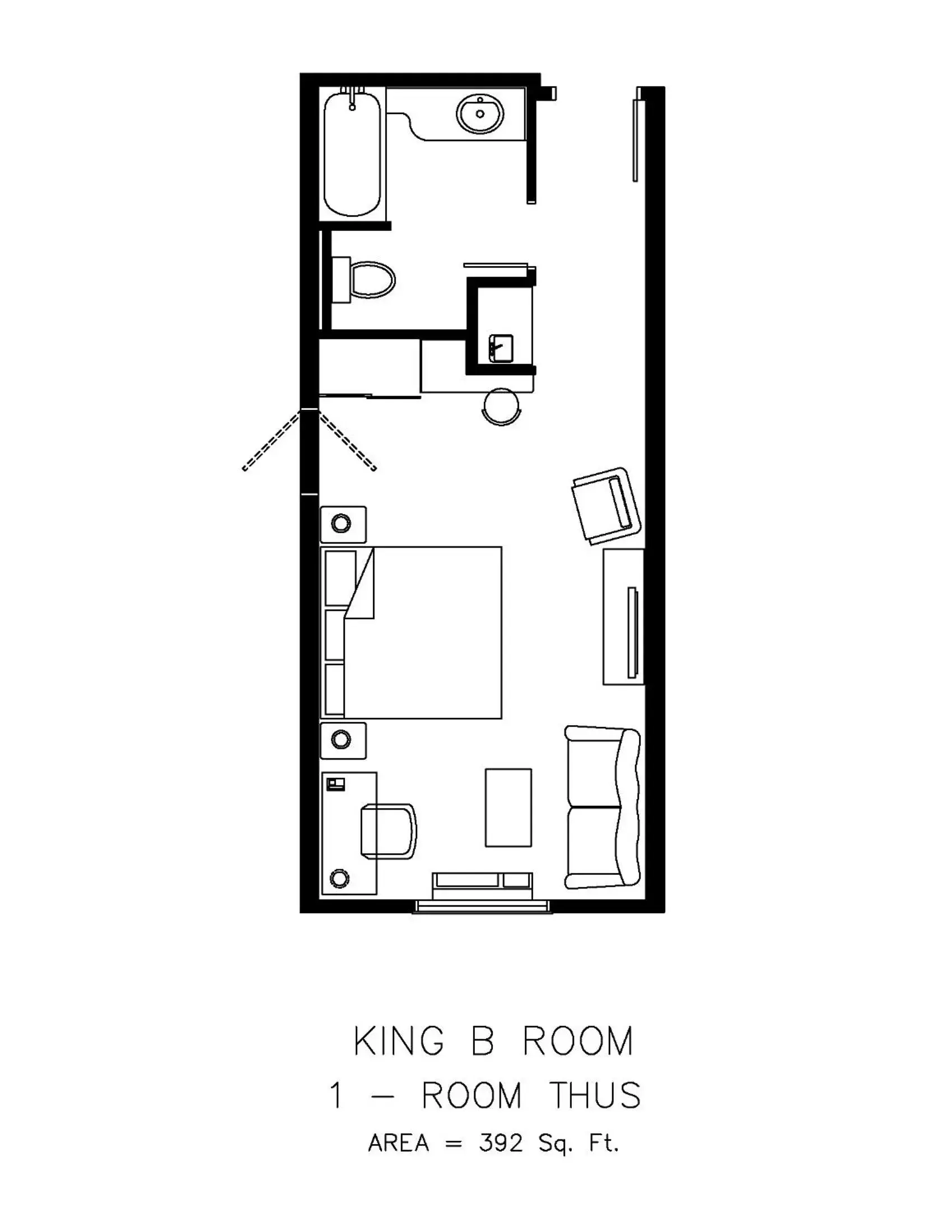 Bedroom, Floor Plan in Camrose Resort Casino