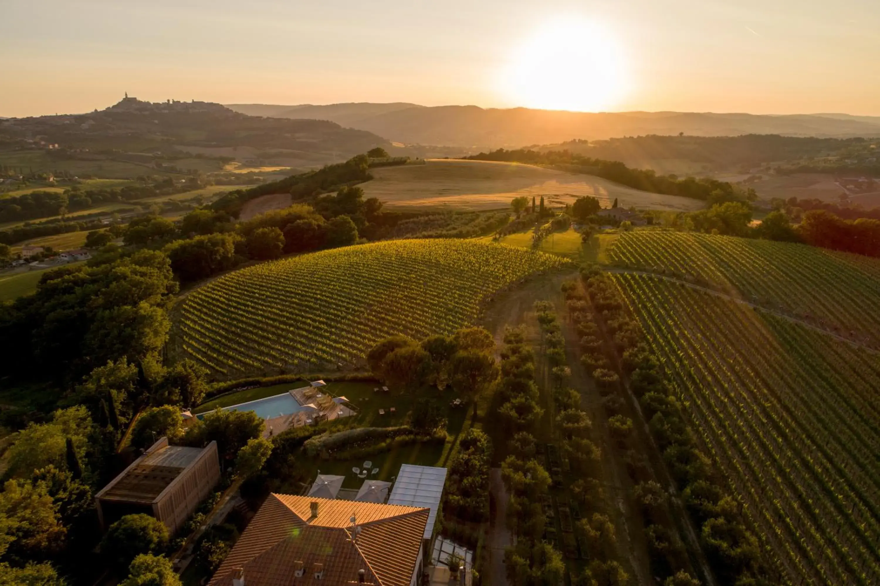 Swimming pool, Bird's-eye View in Roccafiore Spa & Resort