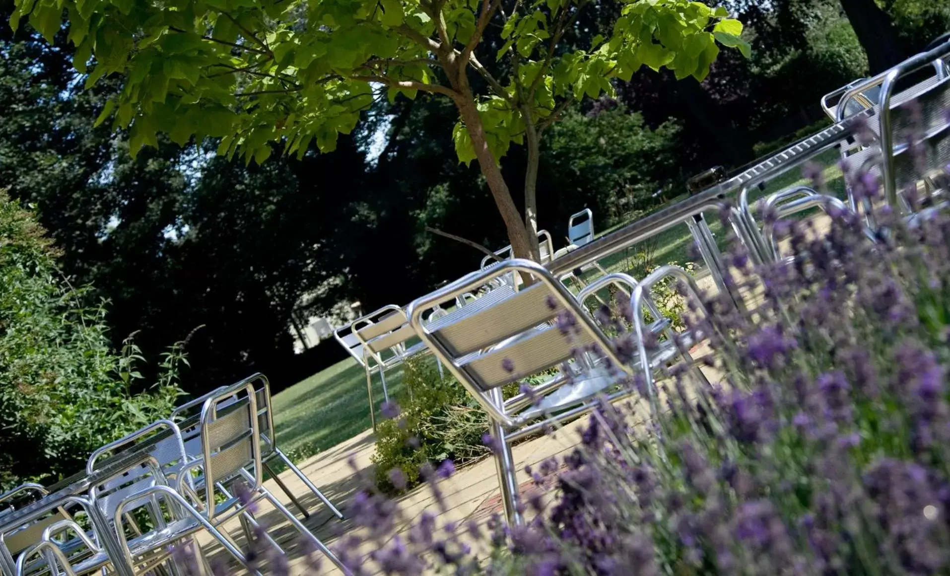 Patio, Bird's-eye View in Best Western Abbots Barton Hotel