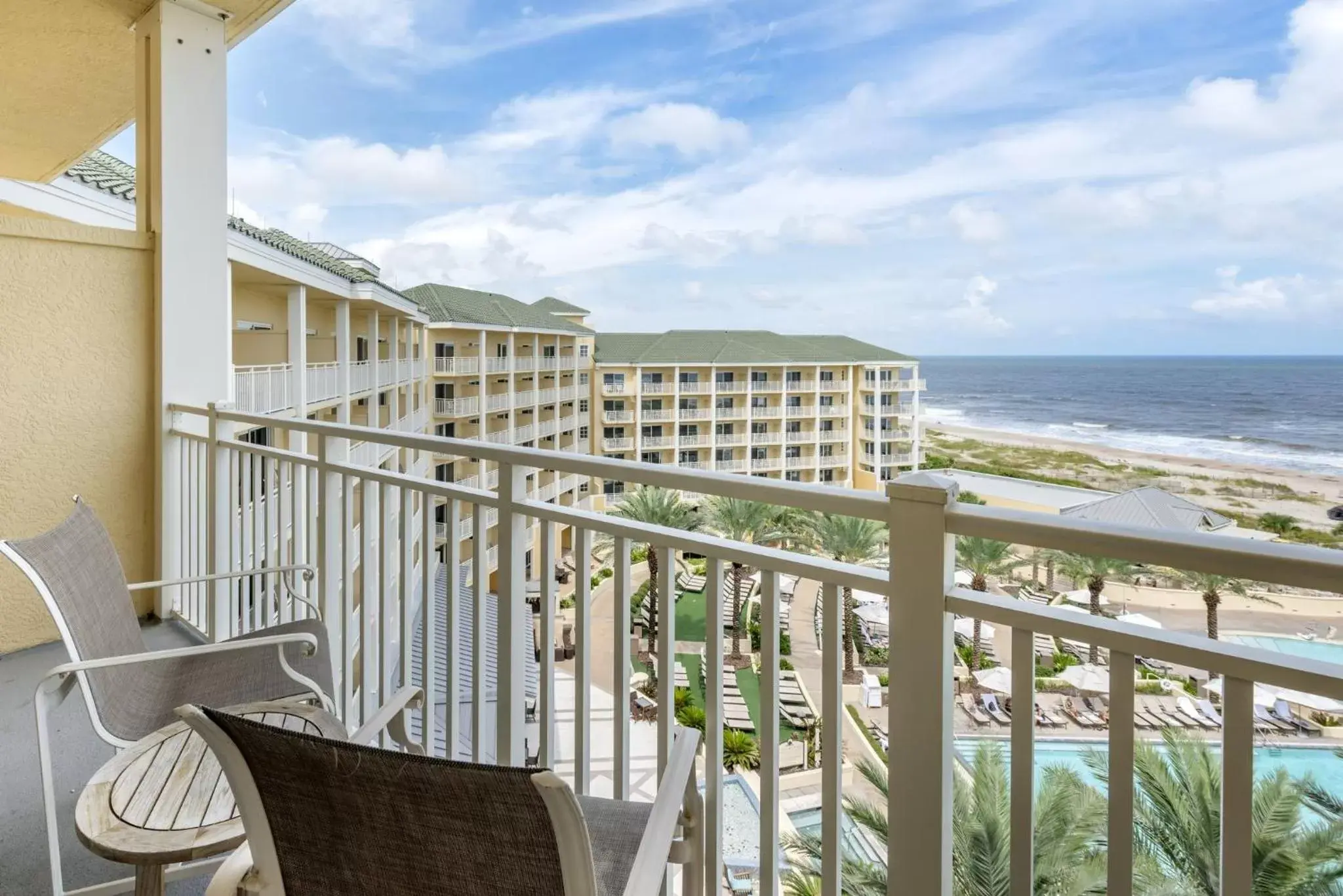 Bedroom, Balcony/Terrace in Omni Amelia Island Resort