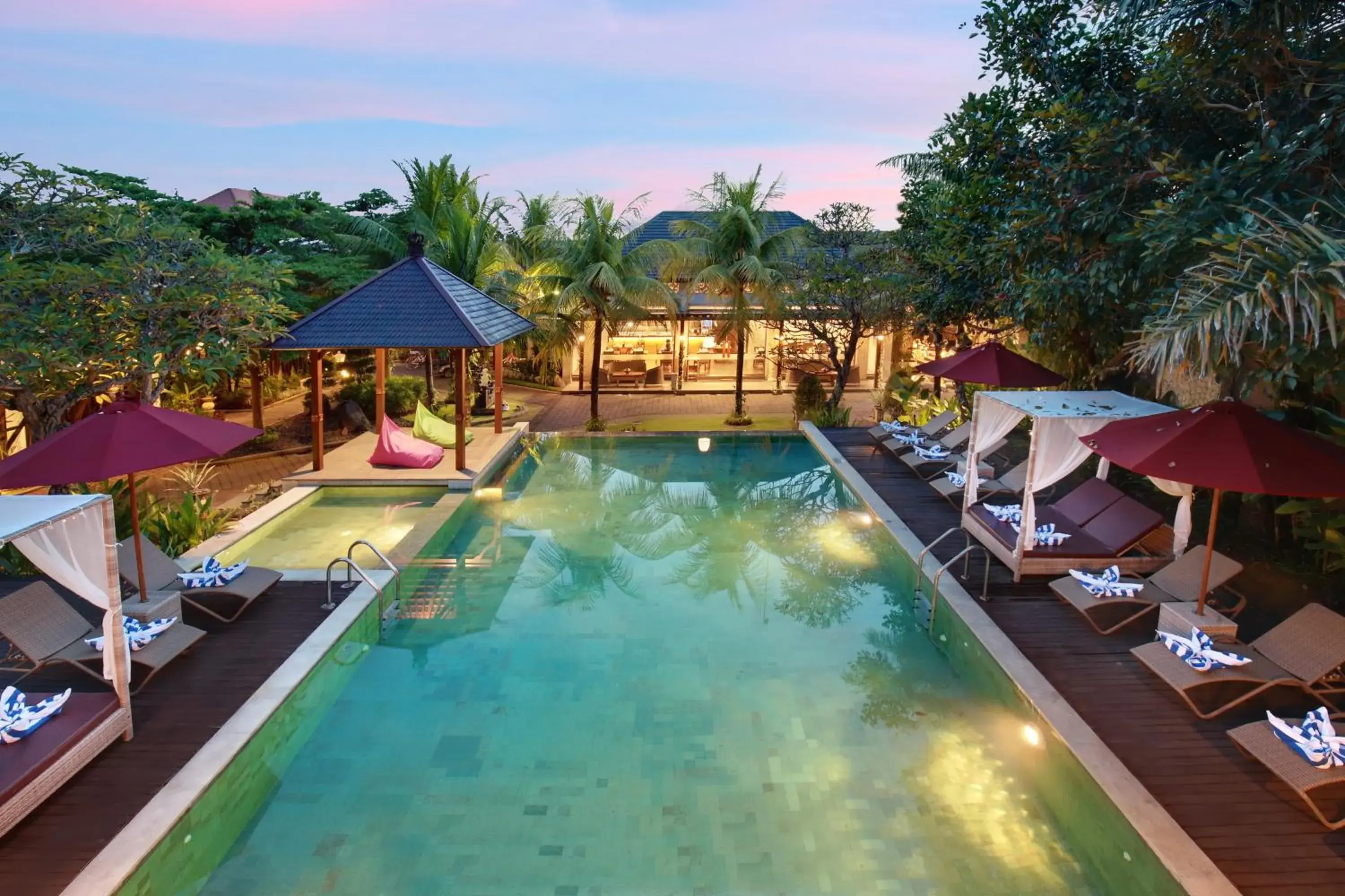 Swimming pool, Pool View in Lumbini Luxury Villas and Spa