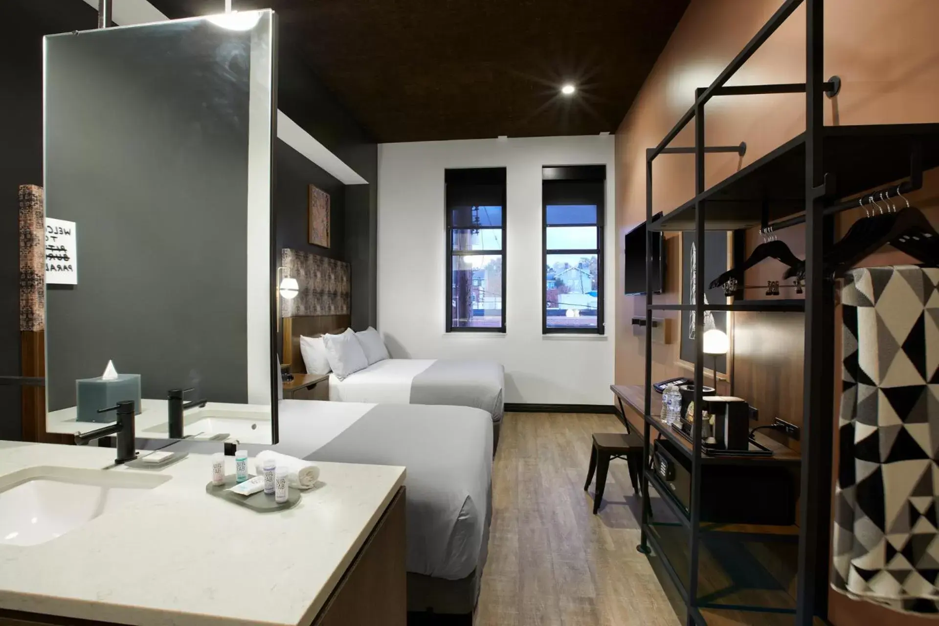 Double Room with Two Double Beds - Non-Smoking in TRYP by Wyndham Pittsburgh/Lawrenceville Double Room with Two Double Beds - Non-Smoking in TRYP by Wyndham Pittsburgh/Lawrenceville