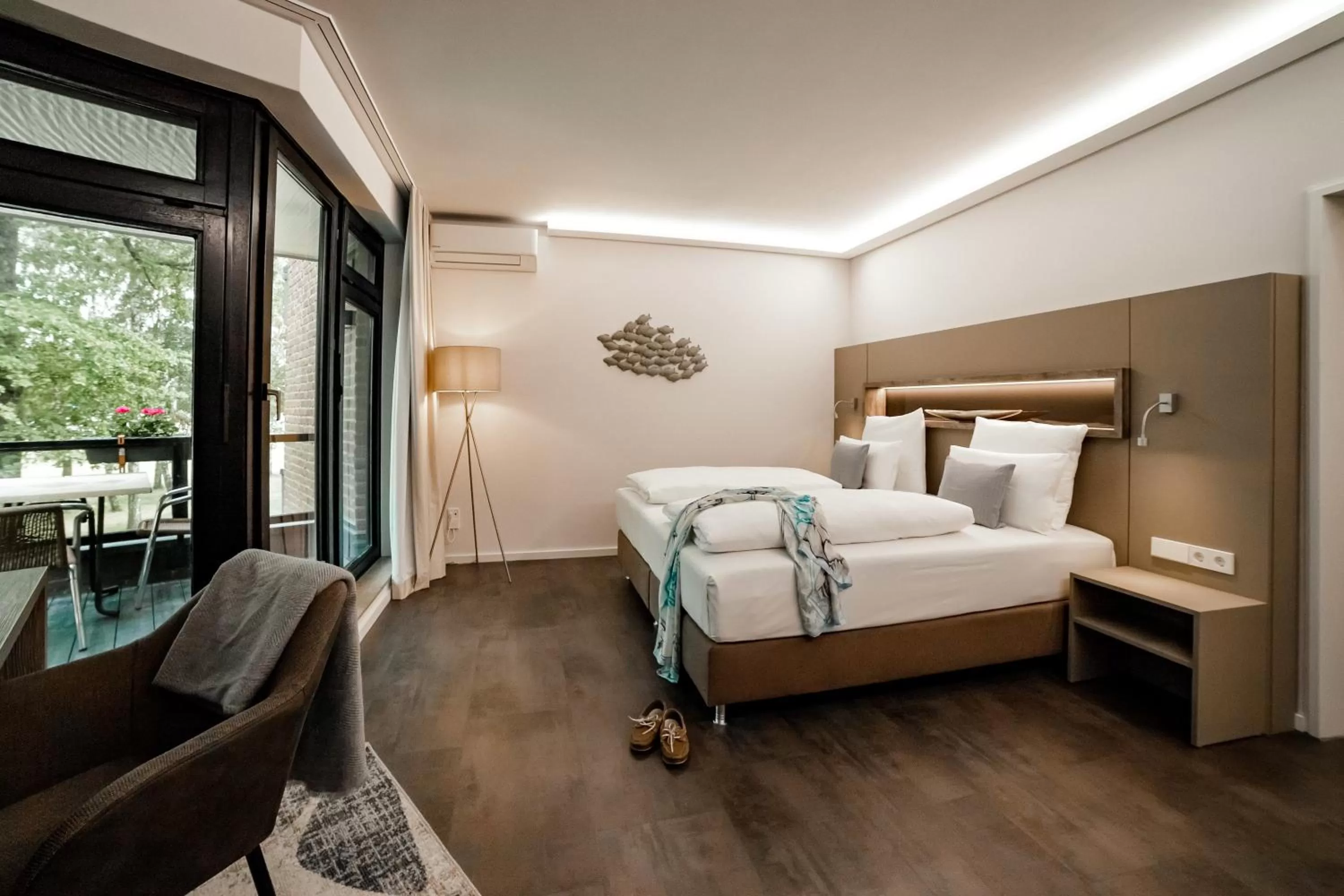 Bed in Seehotel am Tankumsee