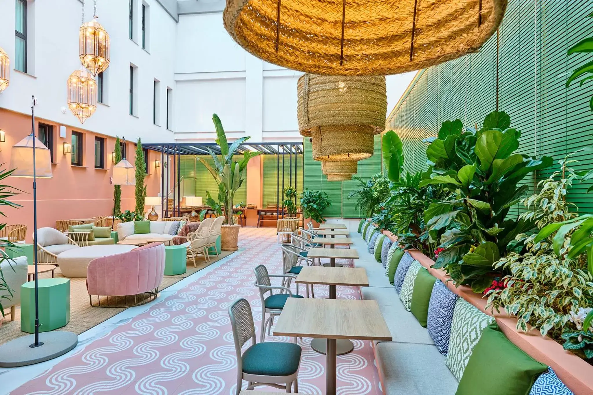 Patio, Restaurant/Places to Eat in Boutique Hotel Luna Granada Centro