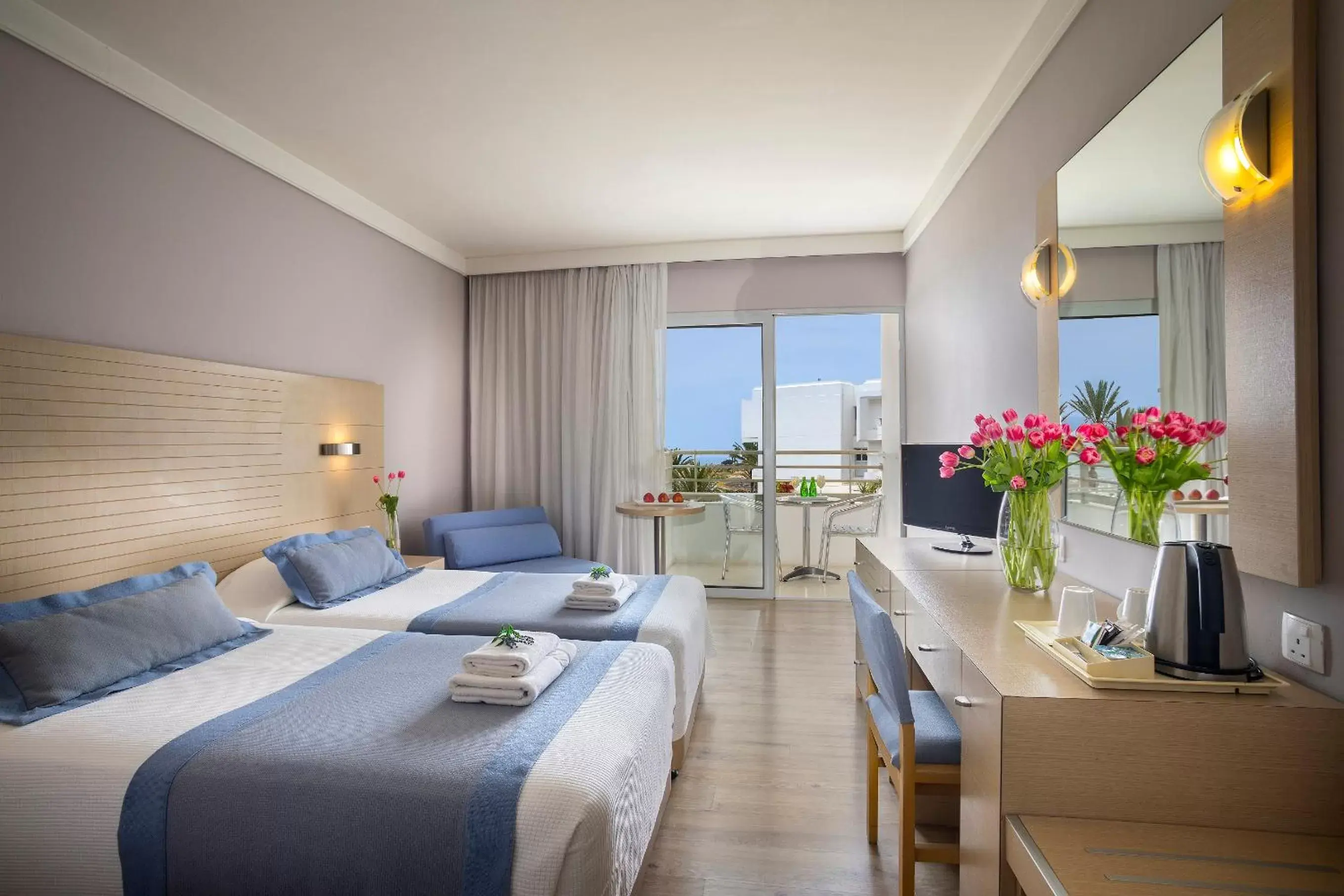 Double or Twin Room with Side Sea View in Louis Ledra Beach