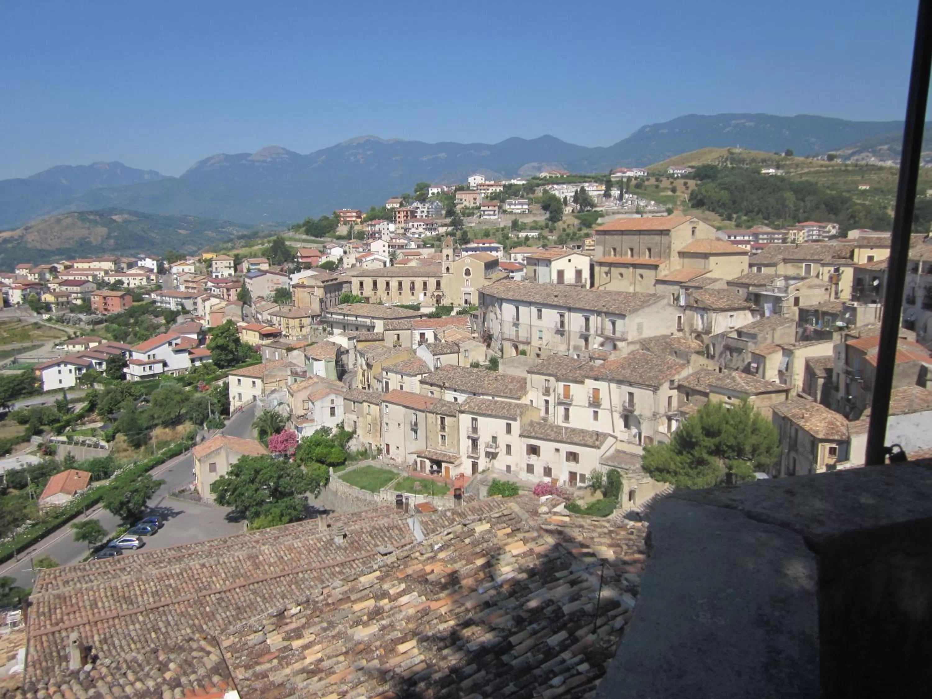 Natural landscape in Castello di Altomonte