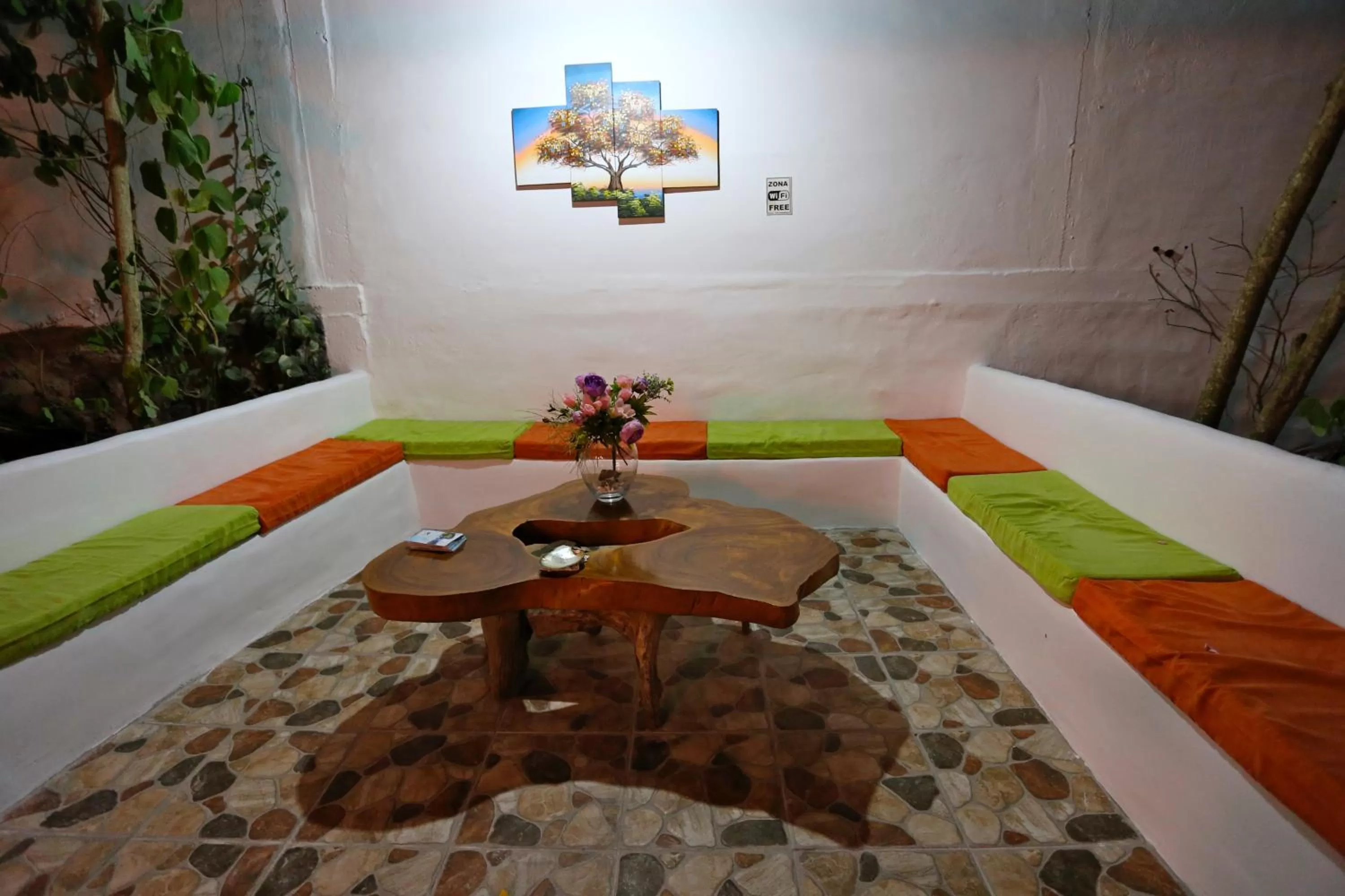 Seating area in The Galapagos Pearl B&B