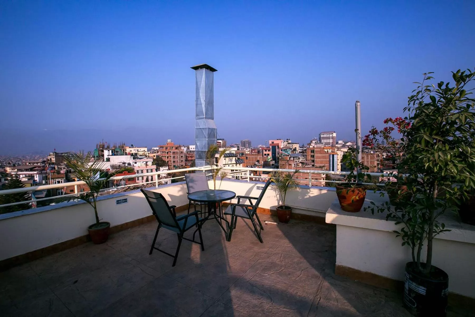Balcony/Terrace in Beautiful Kathmandu Hotel