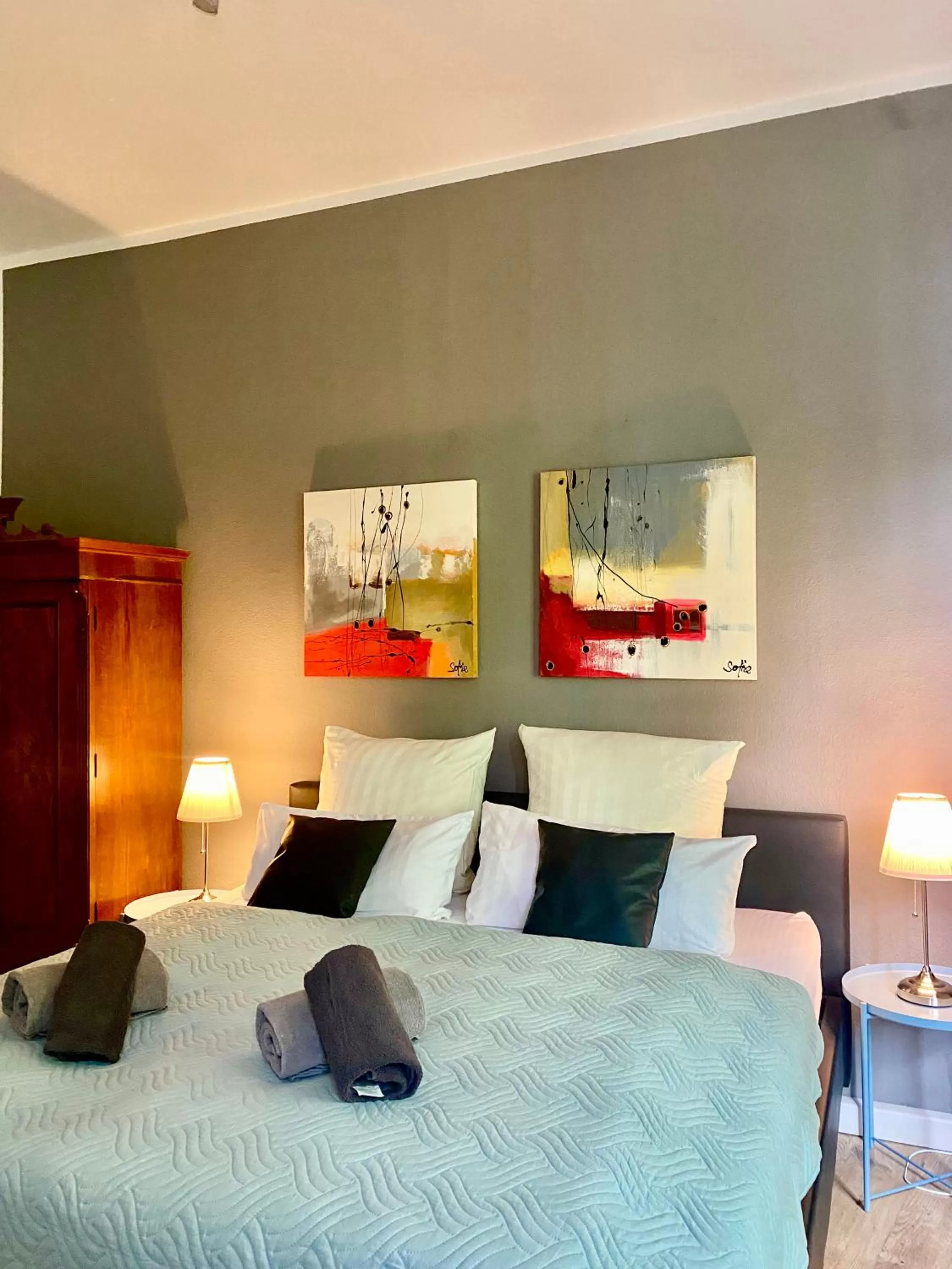 Bed in Bärliner Hotel