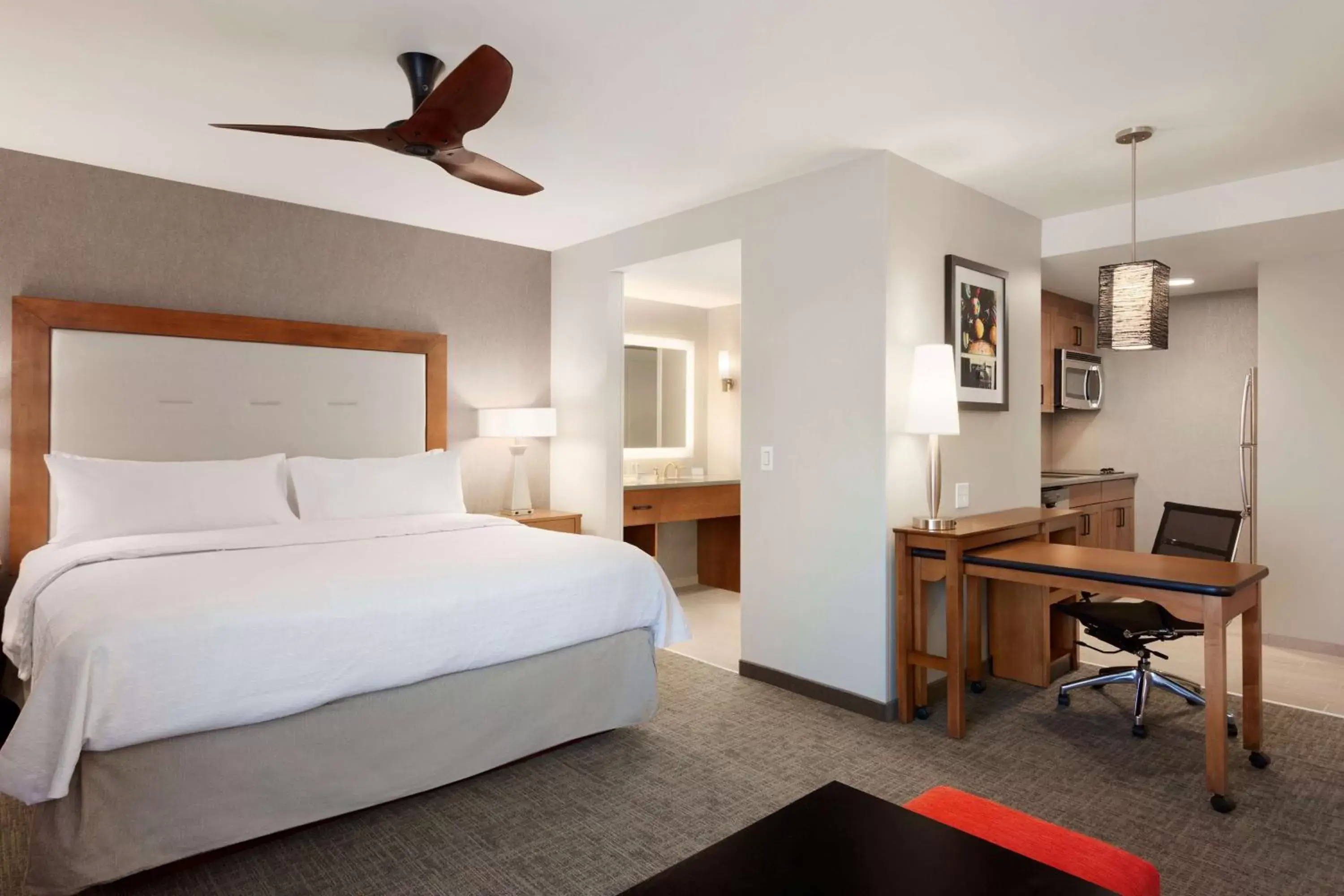 Bed in Homewood Suites by Hilton Syracuse - Carrier Circle