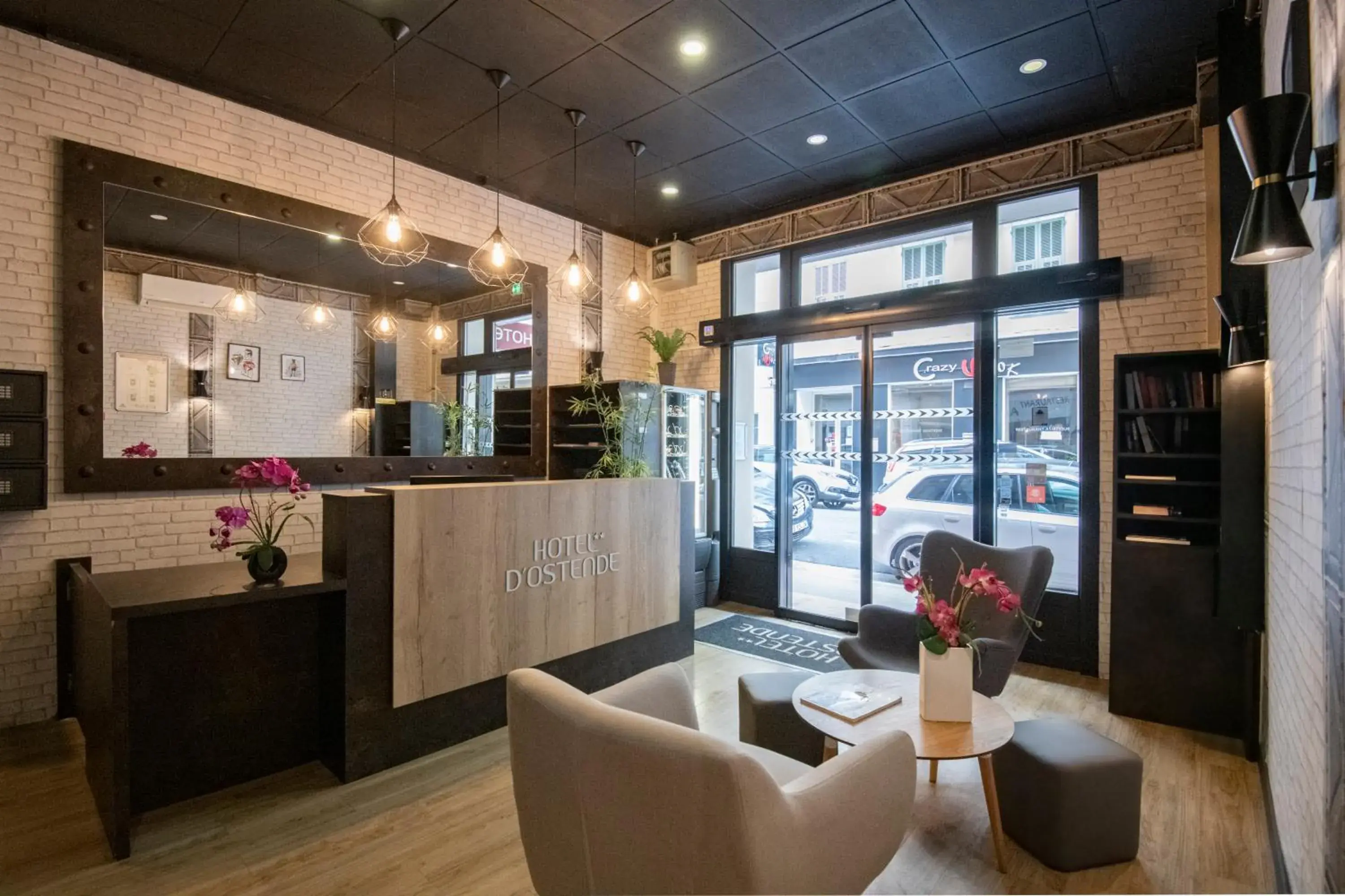 Lobby or reception in Hotel d'Ostende Lobby or reception in Hotel d'Ostende