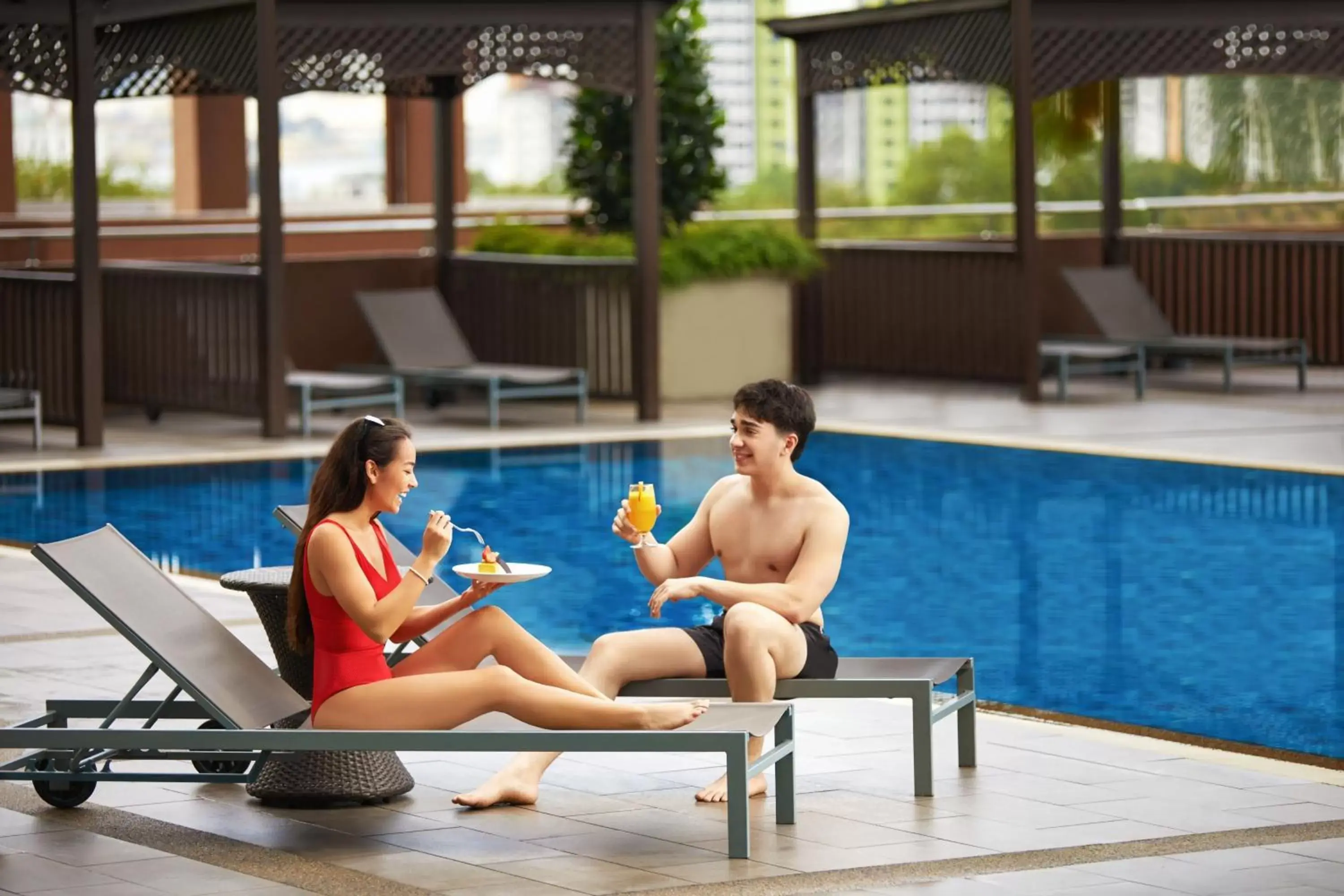 Swimming Pool in Renaissance Johor Bahru Hotel