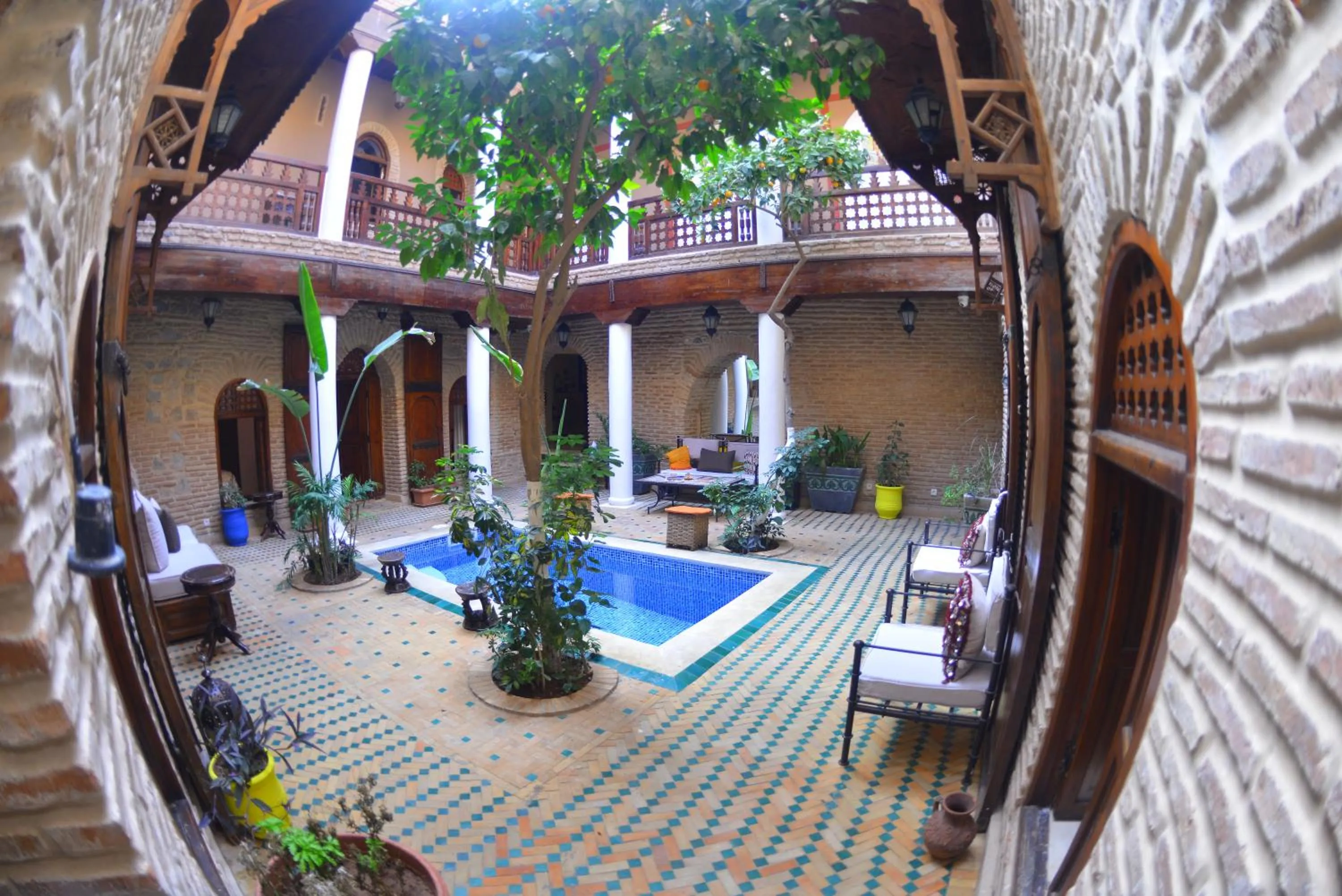 Patio in Riad Hidden