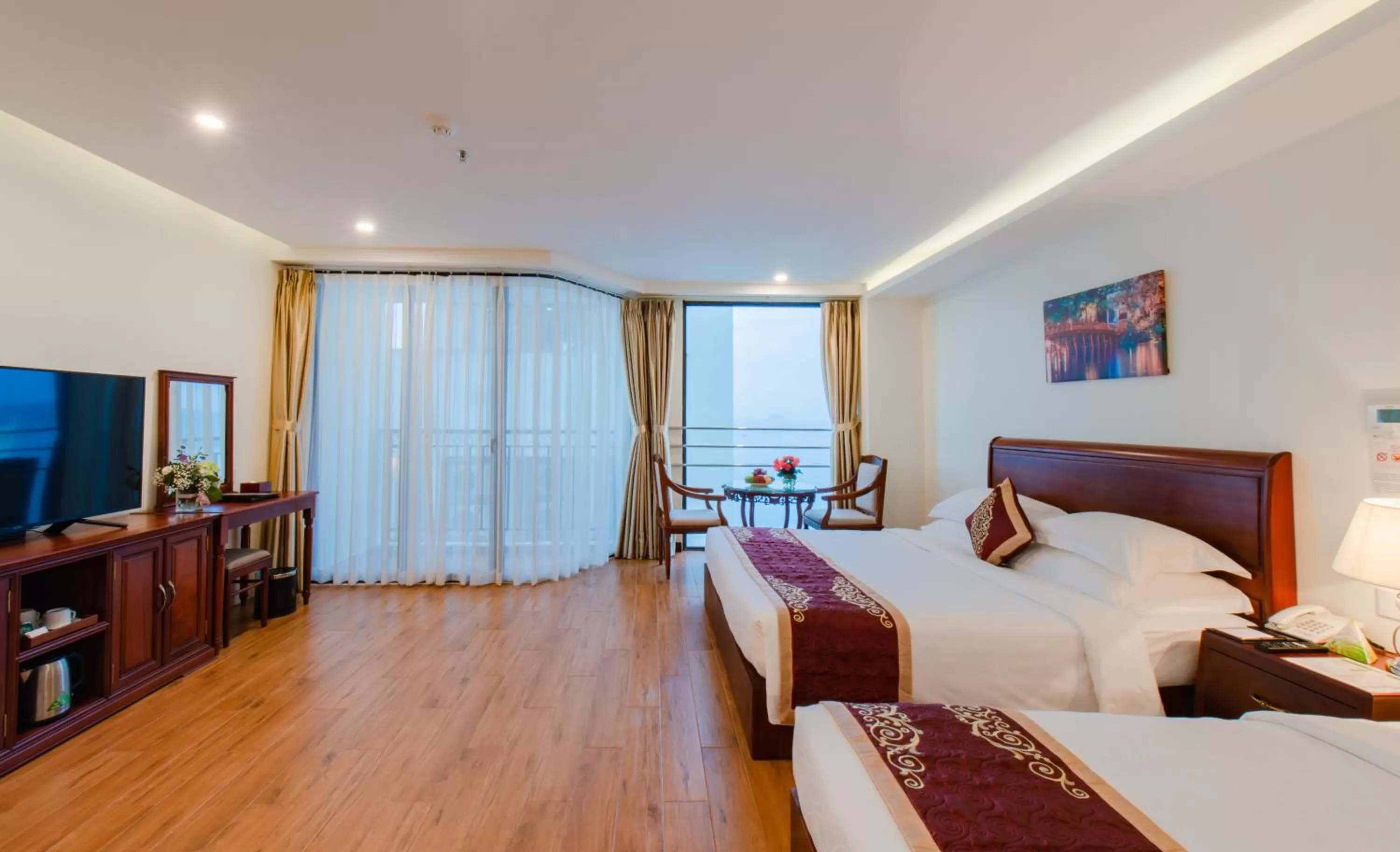 Photo of the whole room, Bed in Red Sun Nha Trang Hotel