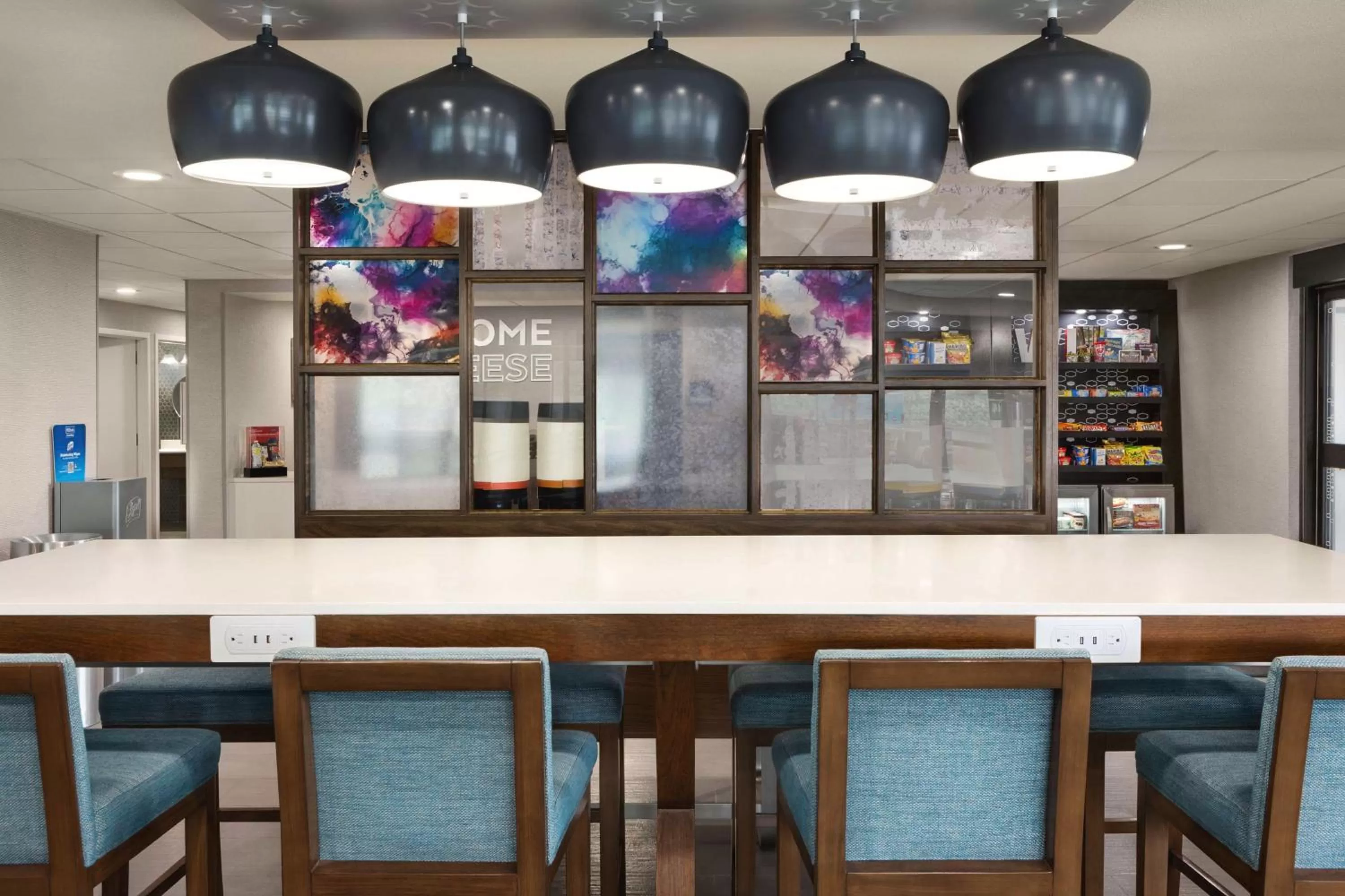 Lobby or reception in Hampton Inn Milwaukee Brookfield