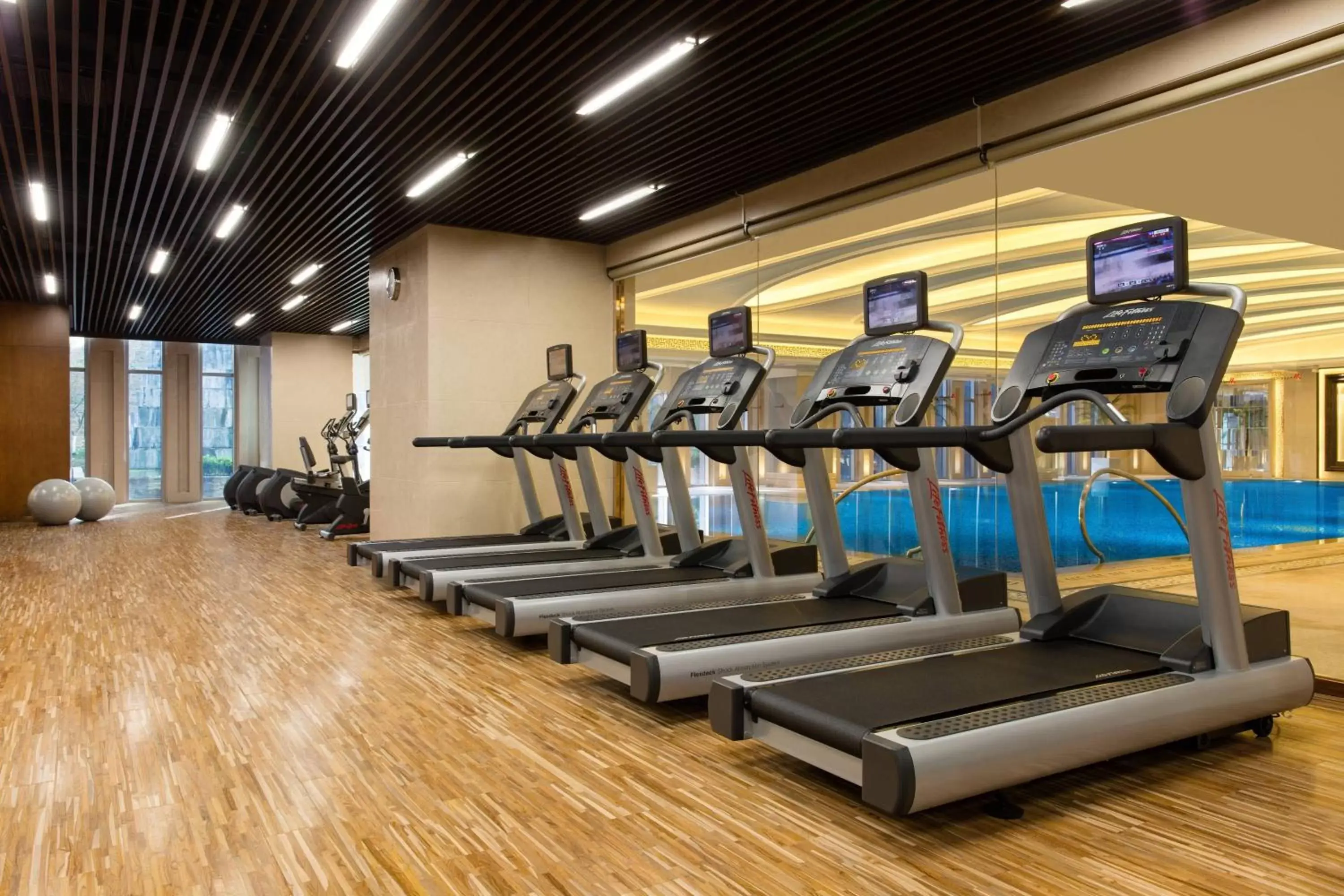 Fitness centre/facilities, Fitness Center/Facilities in Changzhou Marriott Hotel