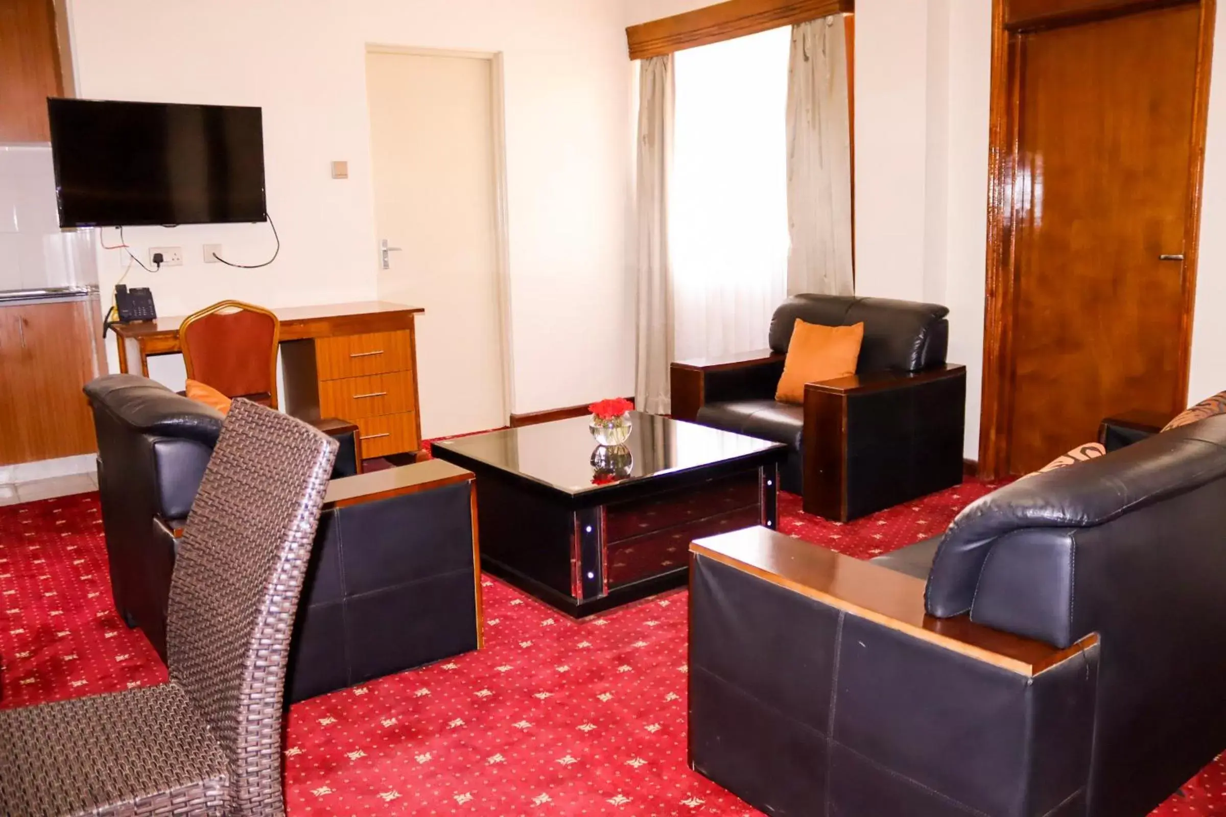 TV and multimedia, Seating Area in Sportsview Hotel Kasarani