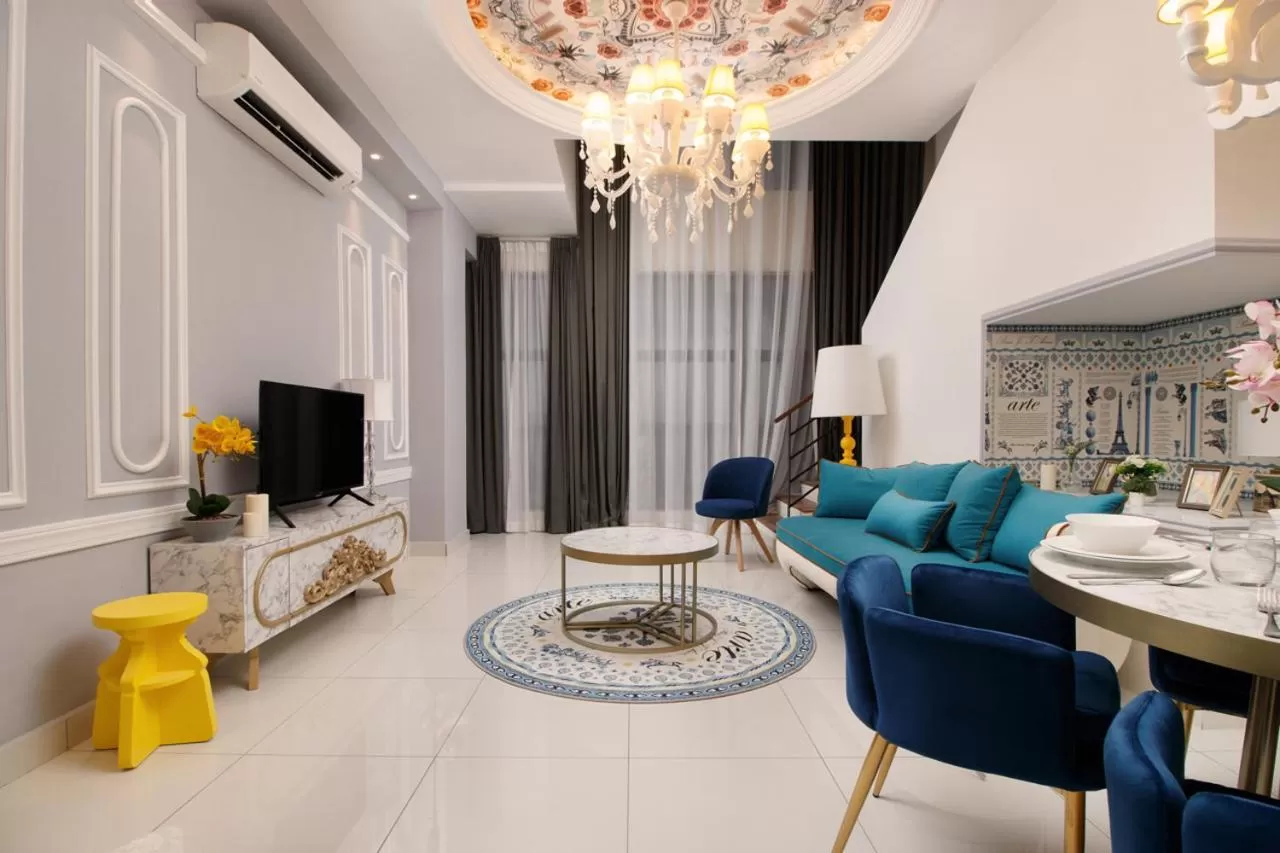 Living room in Arte Mont Kiara Hotel Suite