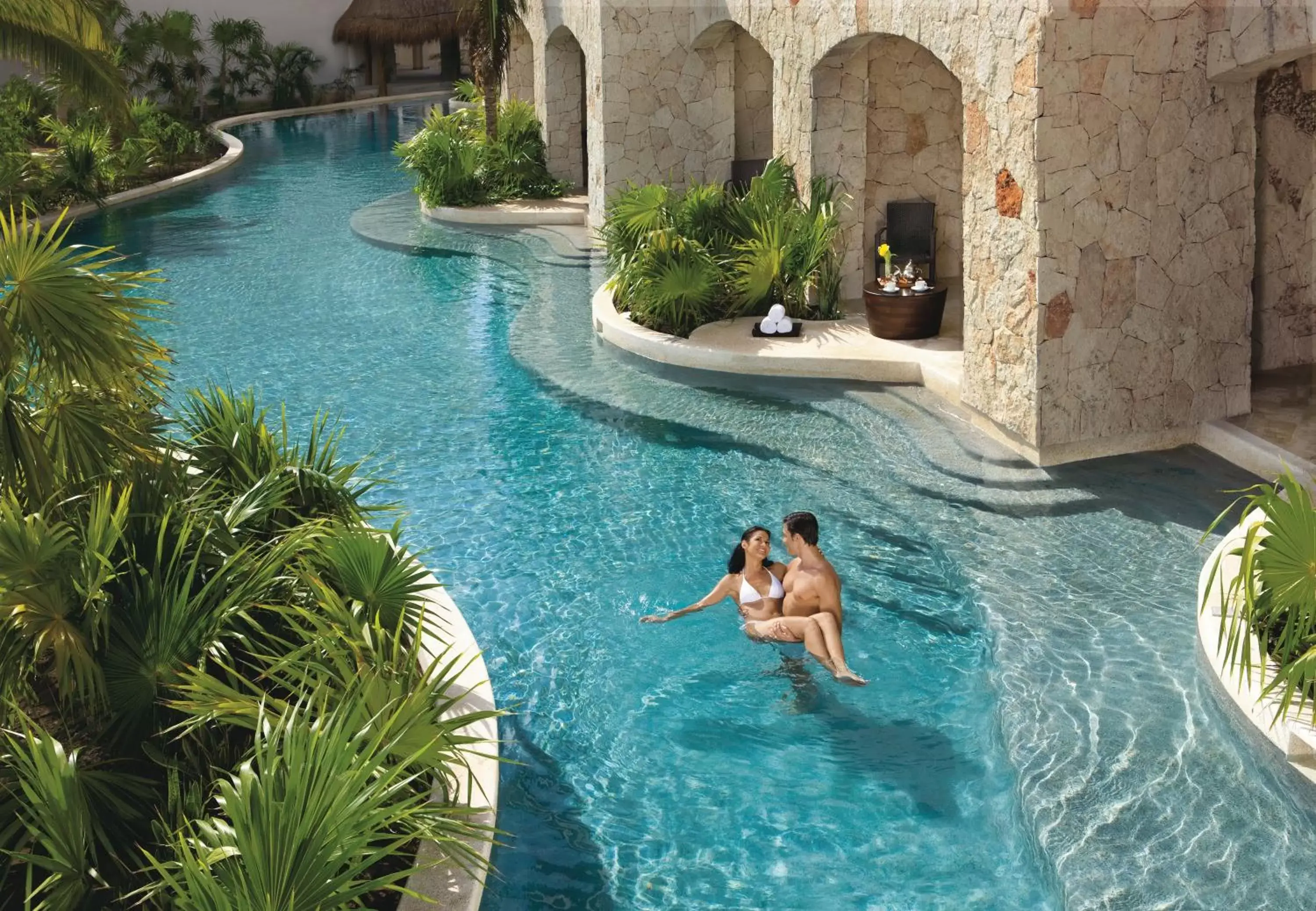 People, Swimming Pool in Secrets Maroma Beach Riviera Cancun - Adults only