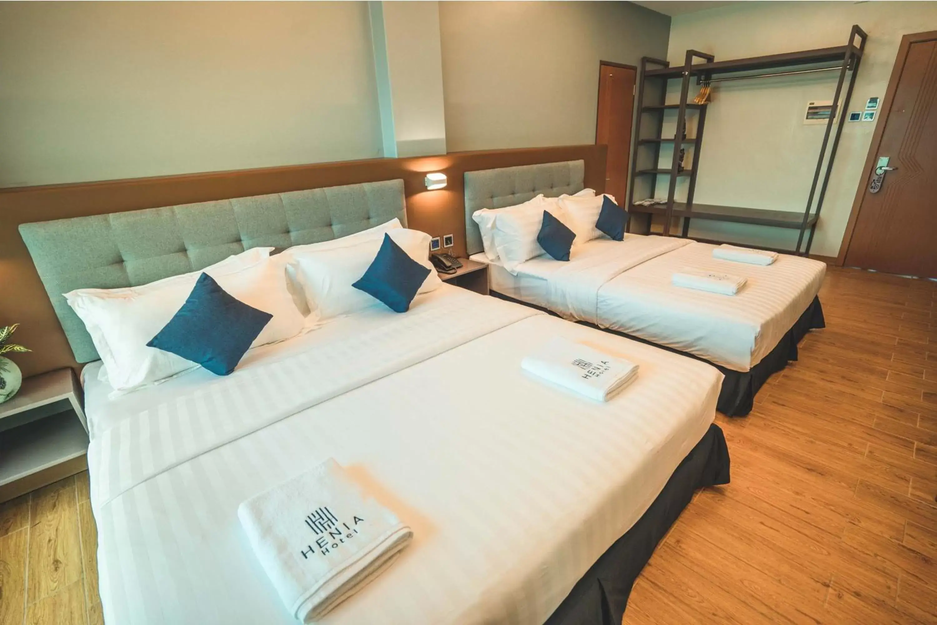 Bed in Henia Hotel