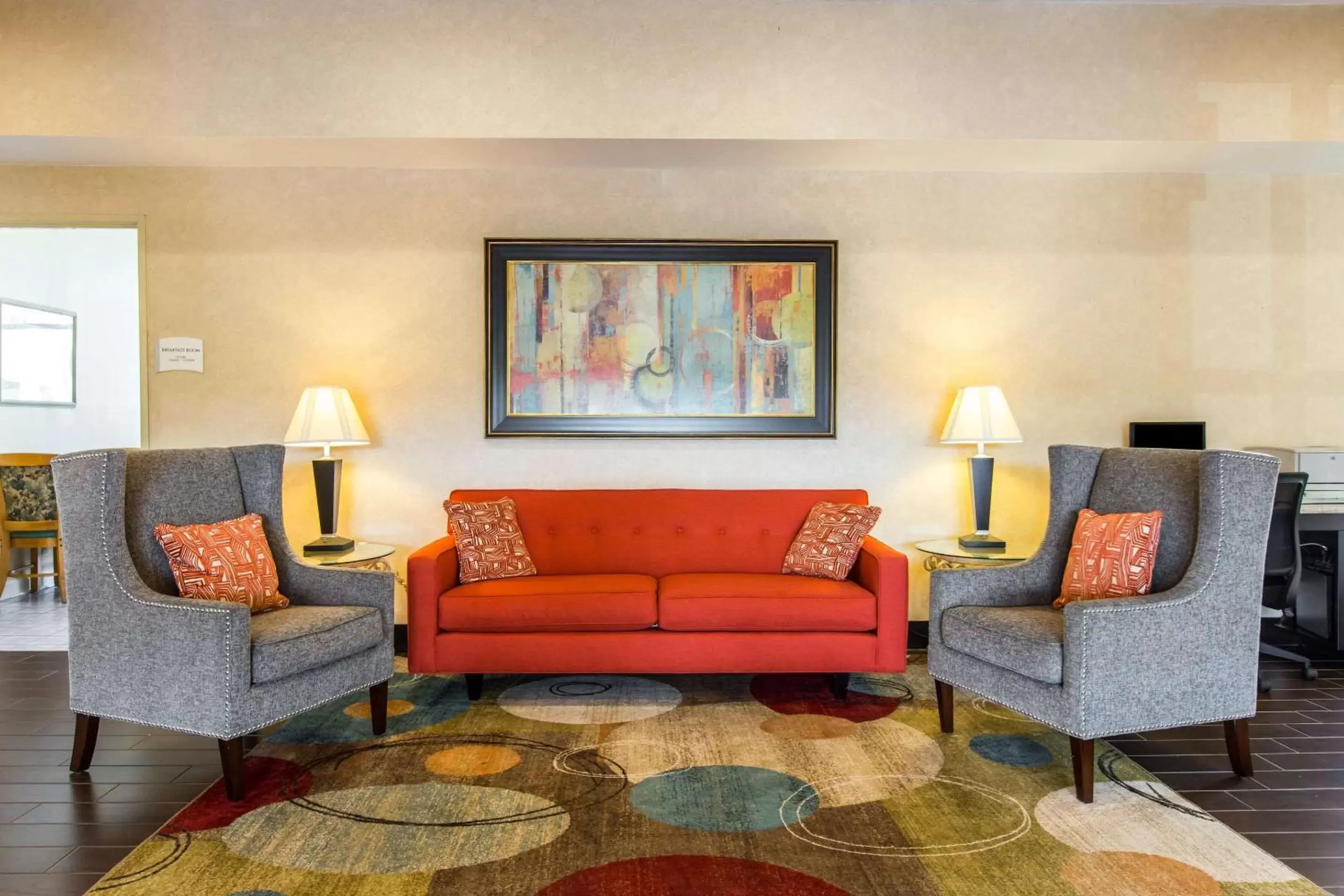 Lobby or reception, Seating Area in Quality Inn West of Asheville