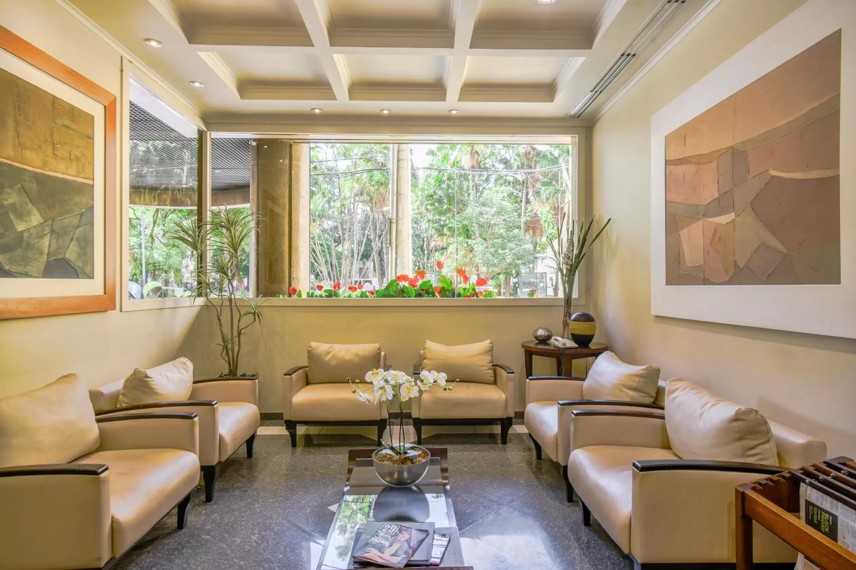 Lobby or reception in Park Tower Campinas Residence by Nacional Inn Lobby or reception in Park Tower Campinas Residence by Nacional Inn