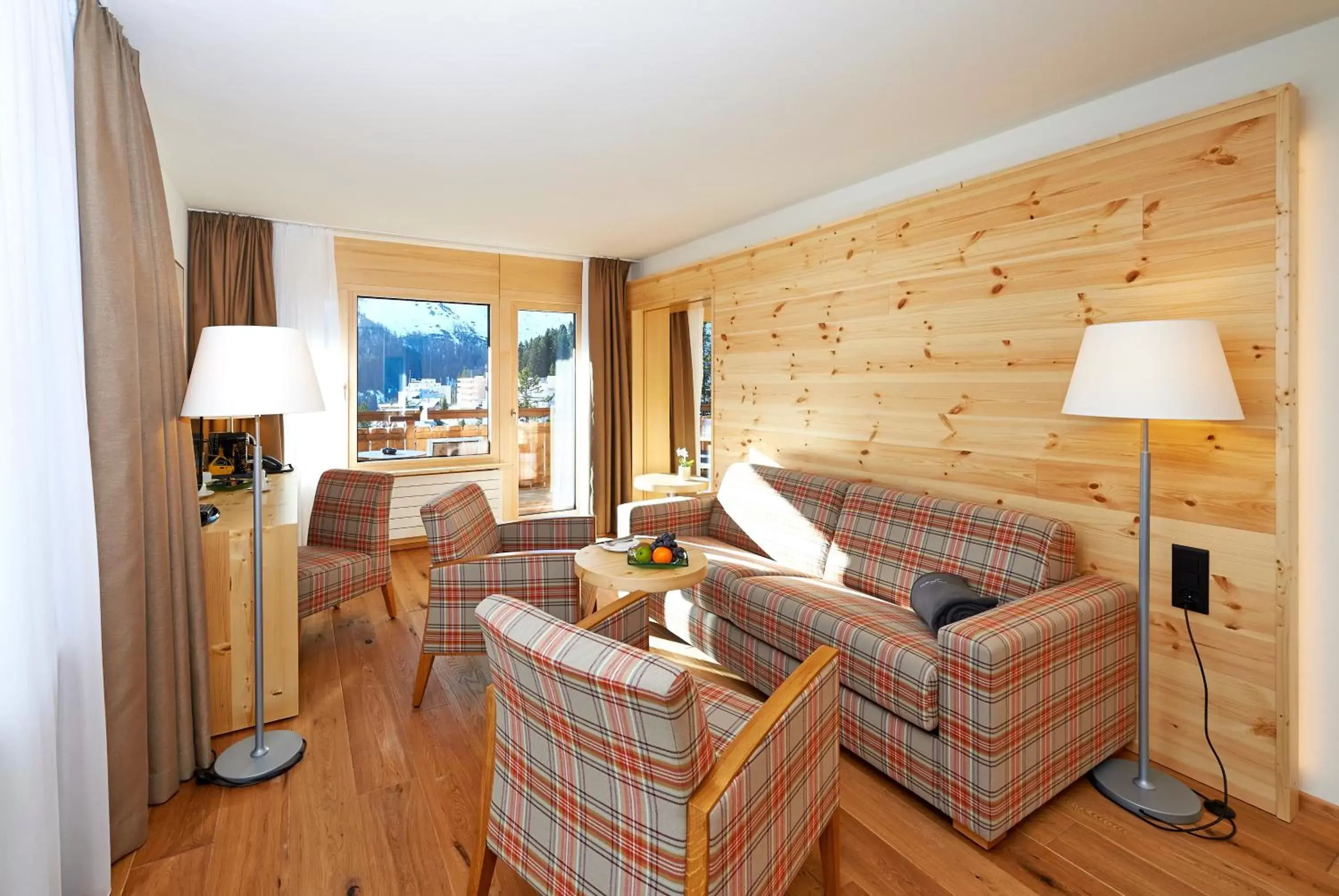 Living room, Seating Area in Waldhotel Arosa