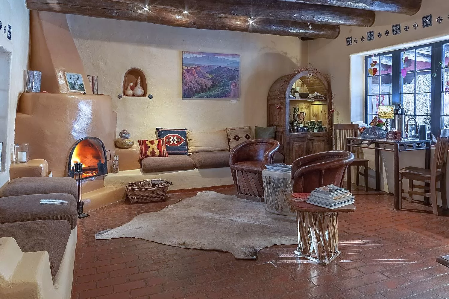 Seating Area in Adobe and Pines Inn Bed and Breakfast