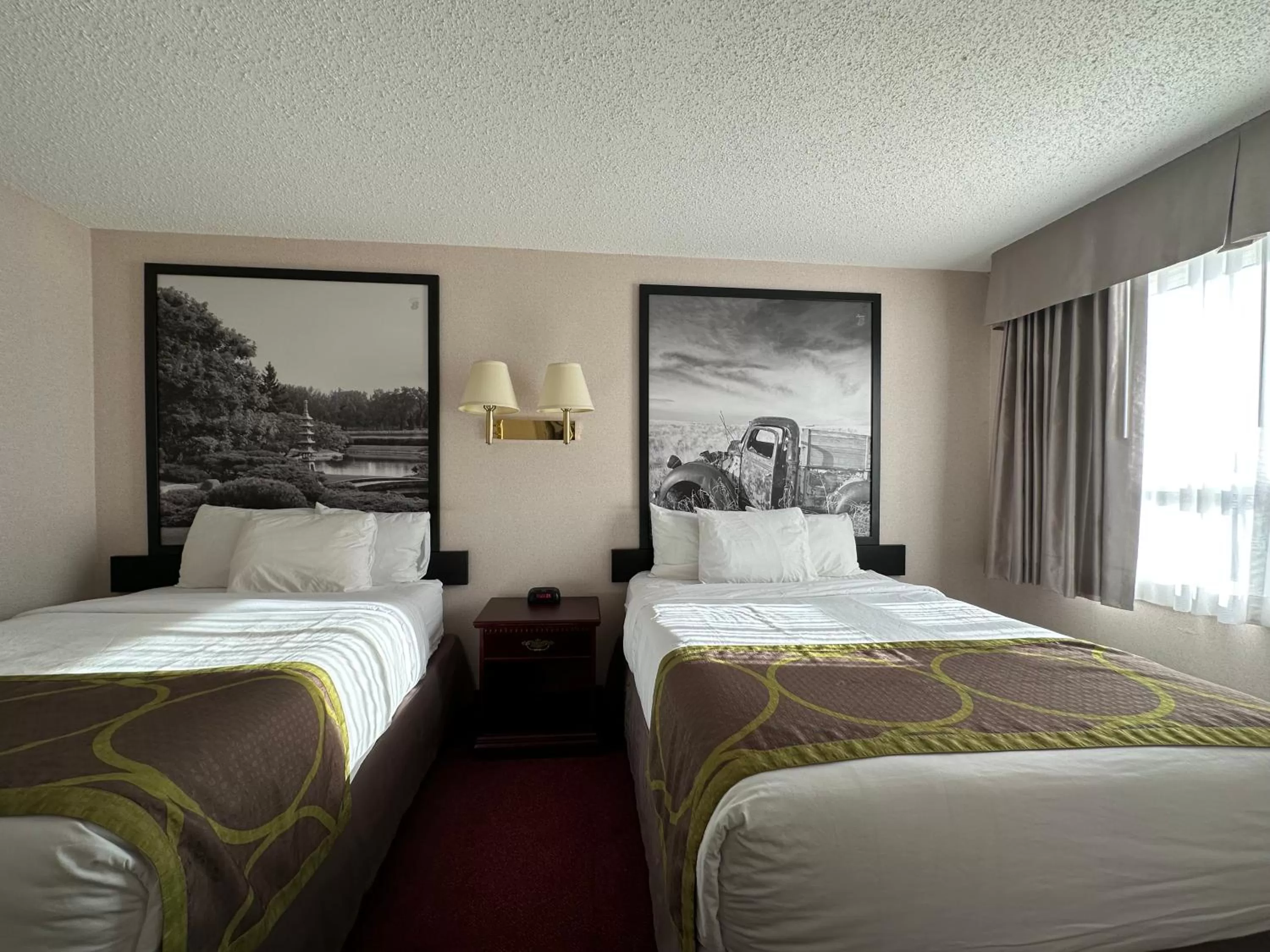 Bed in Super 8 by Wyndham Lethbridge