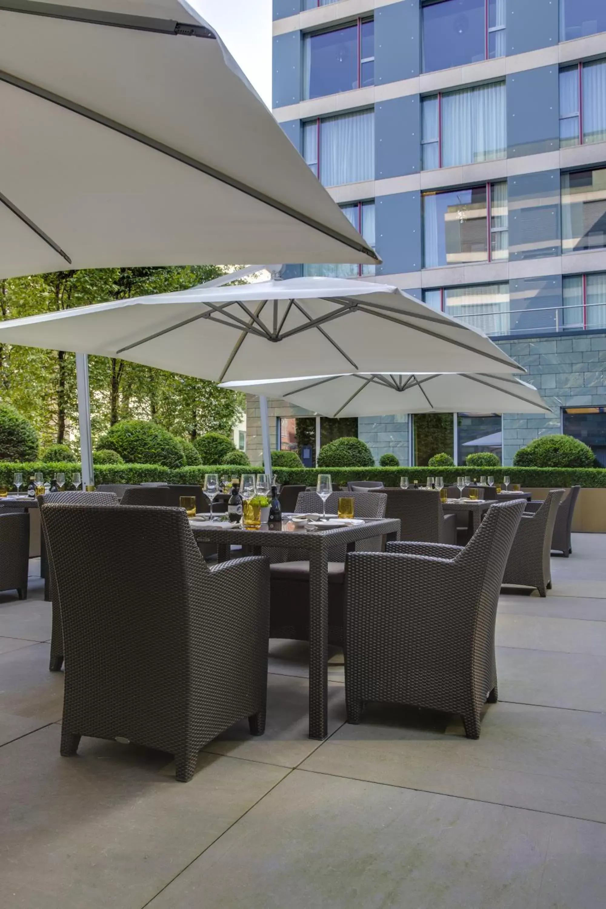 Balcony/Terrace in Radisson Blu Media Harbour Hotel, Düsseldorf