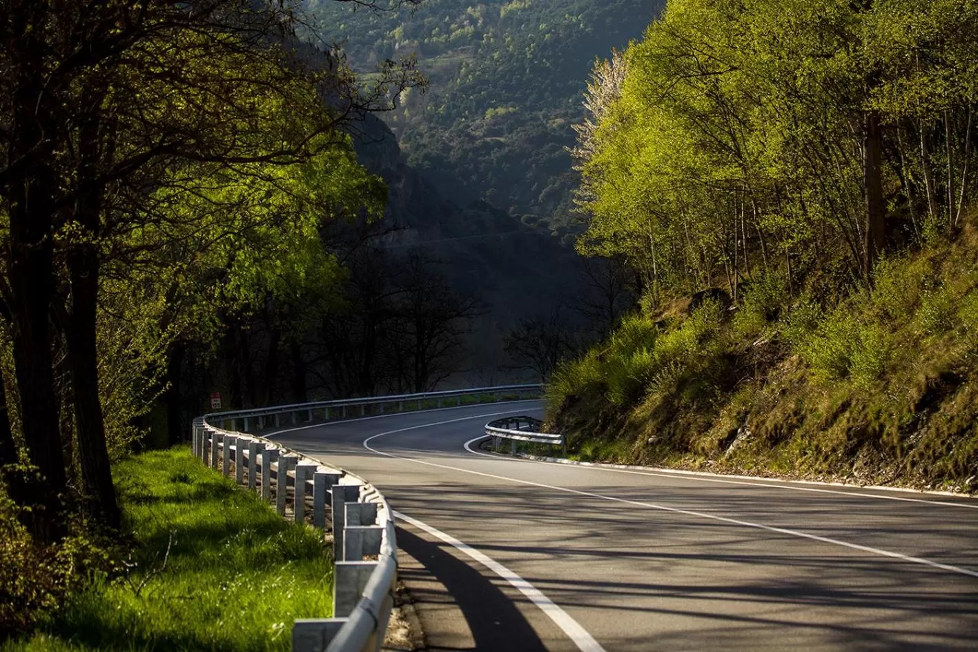 Natural landscape in Hotel Restaurant Les Brases