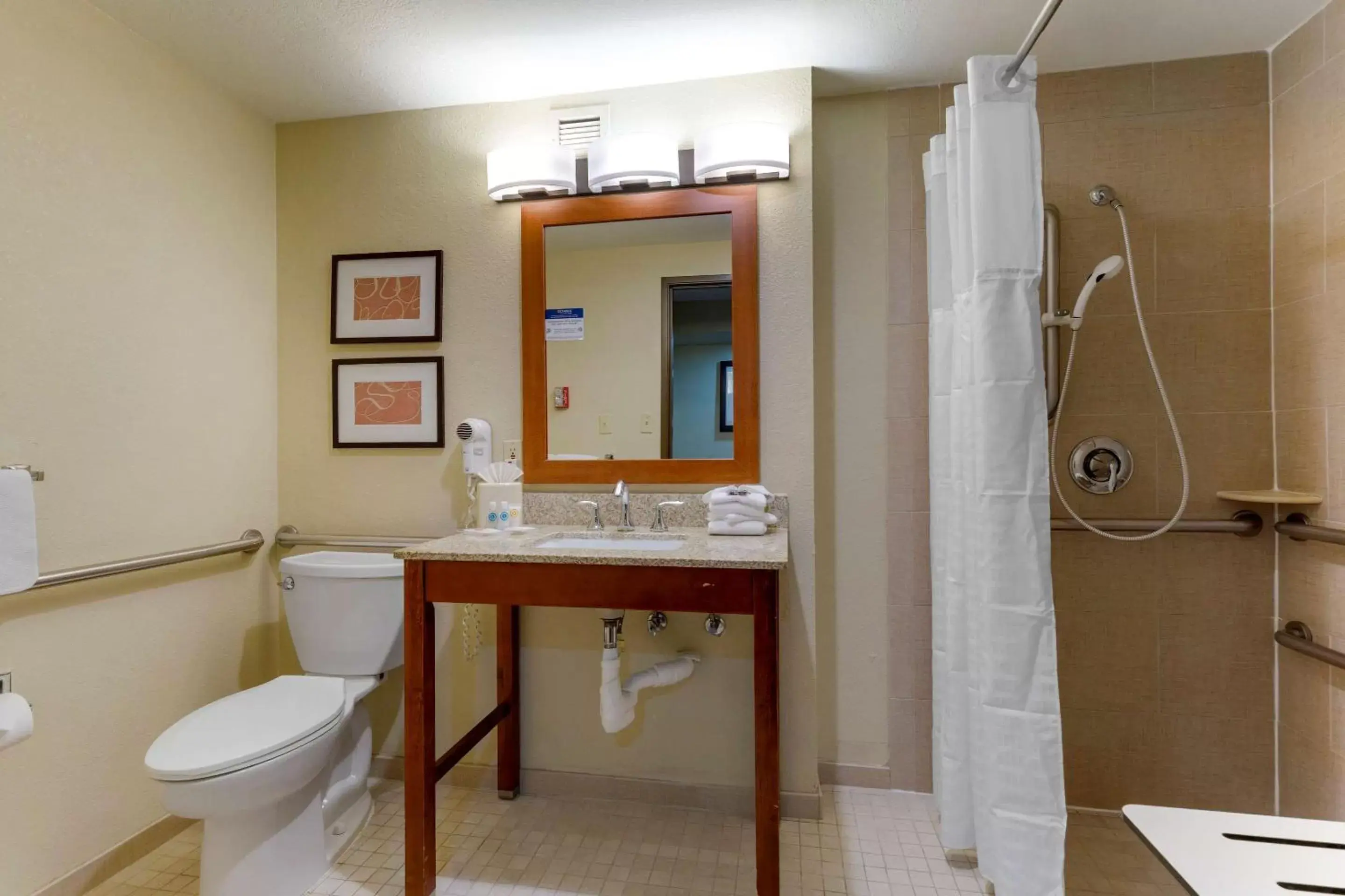 Bathroom in Comfort Suites Fredericksburg South