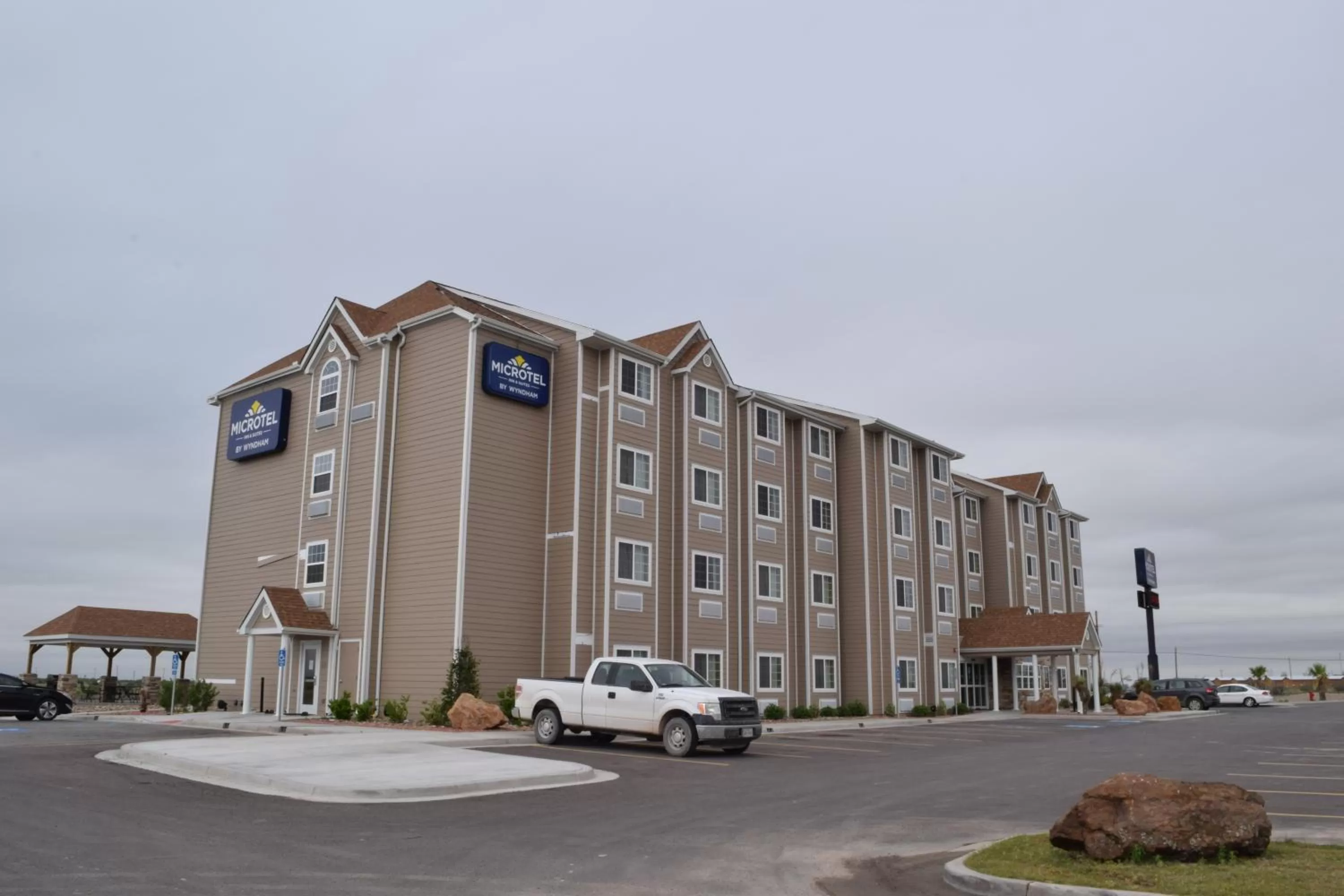 Property building in Microtel Inn and Suites Pecos