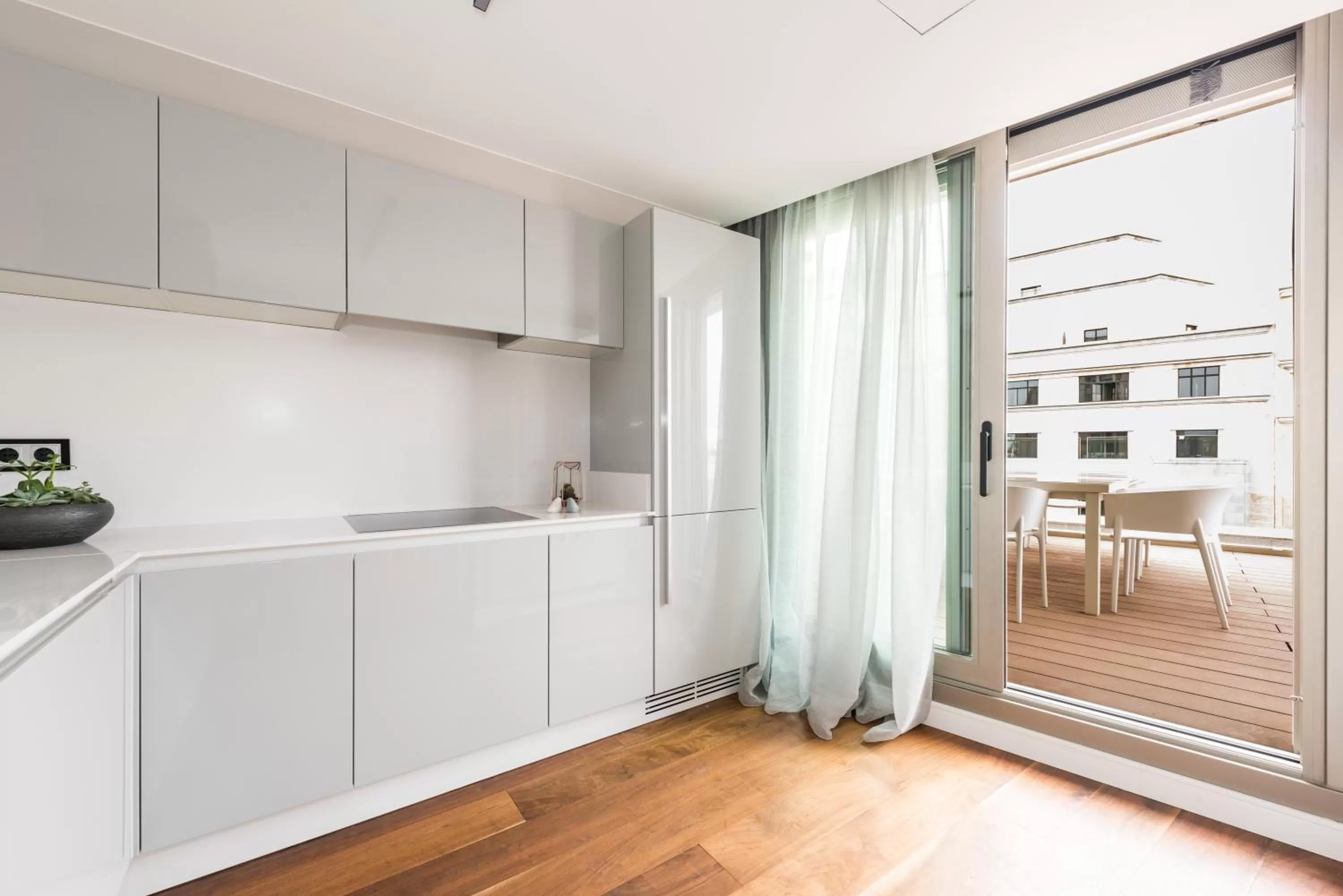 Kitchen or kitchenette in Gran View Apartments