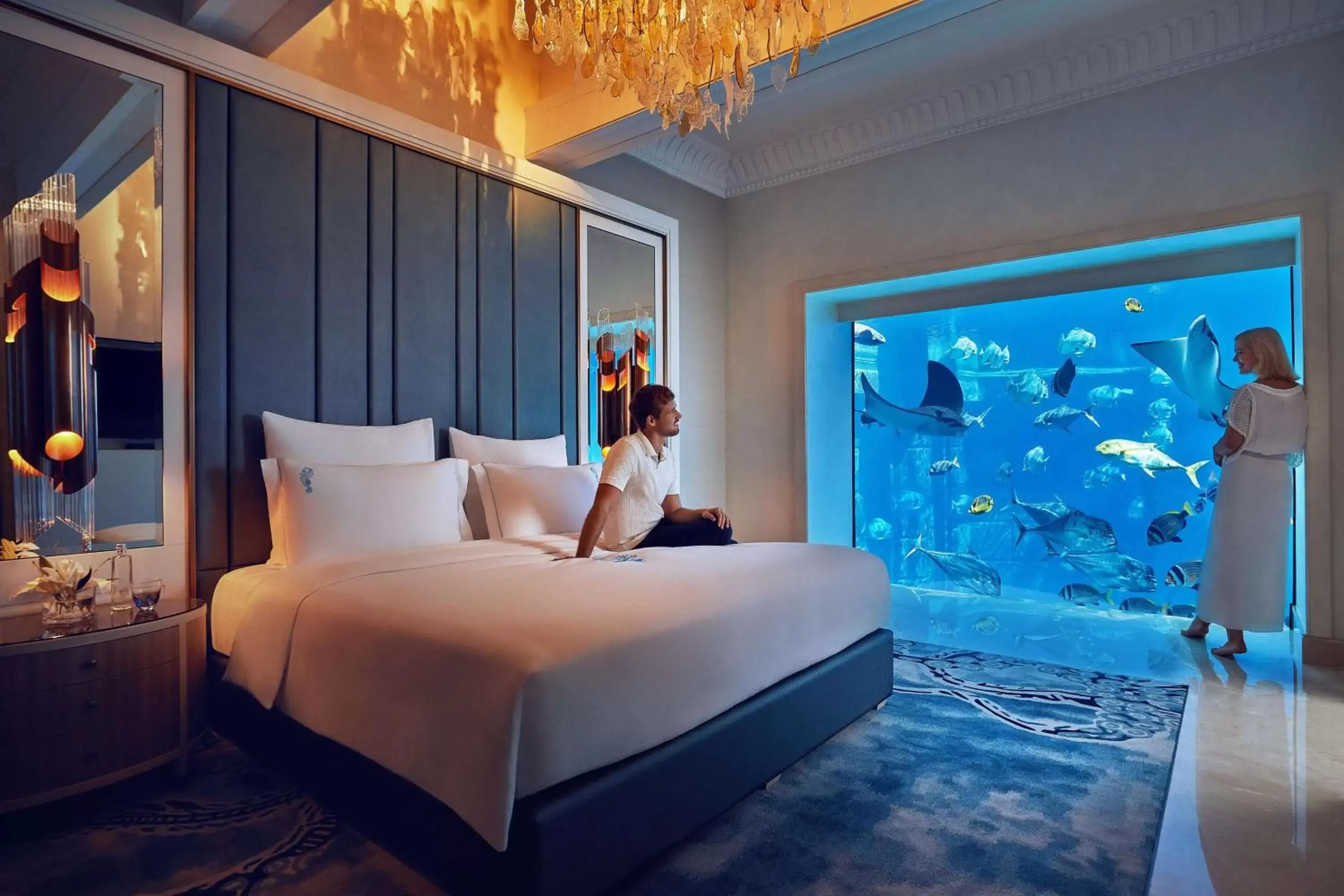 View (from property/room), Bed in Atlantis, The Palm