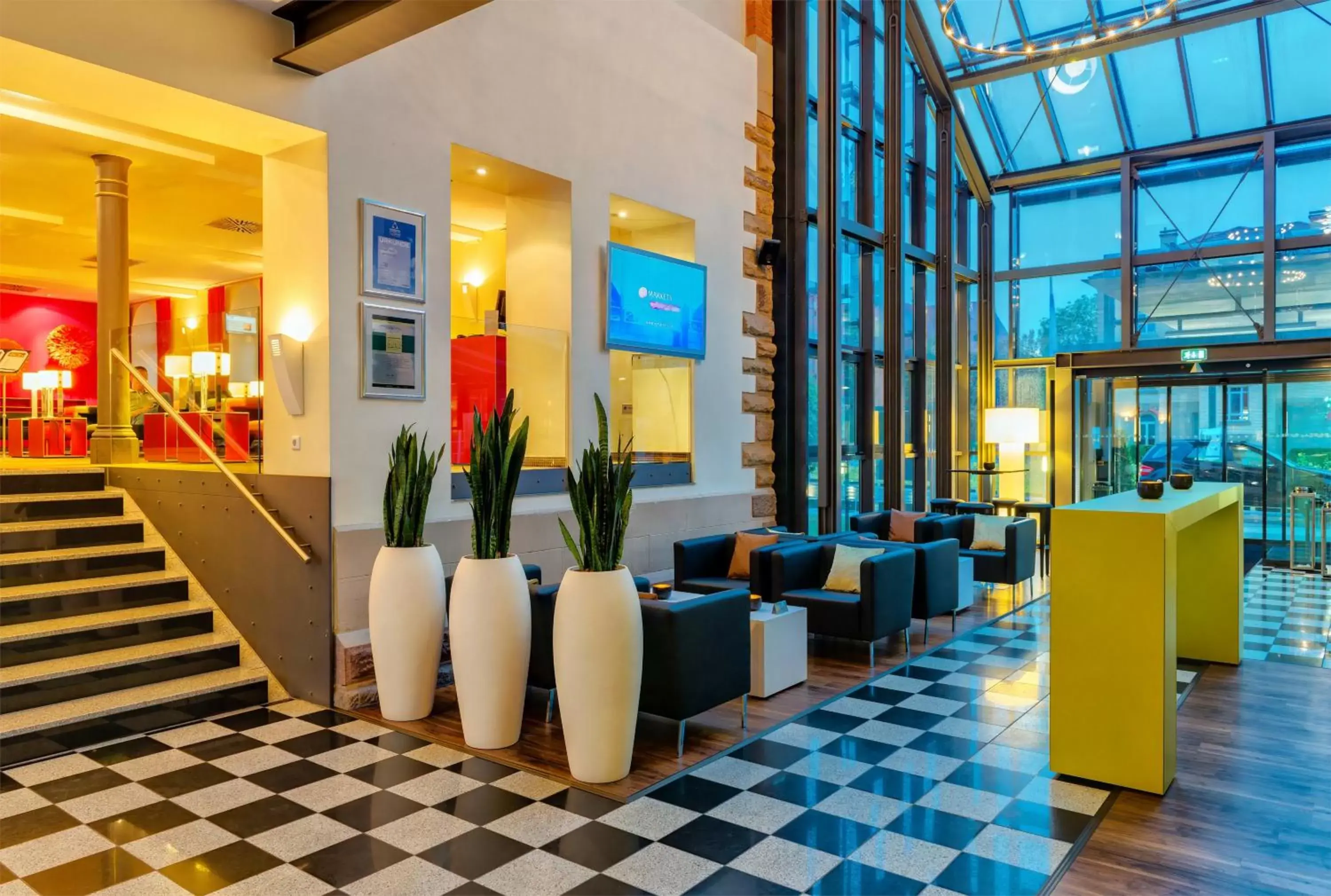 Lobby or reception in nestor Hotel Stuttgart-Ludwigsburg